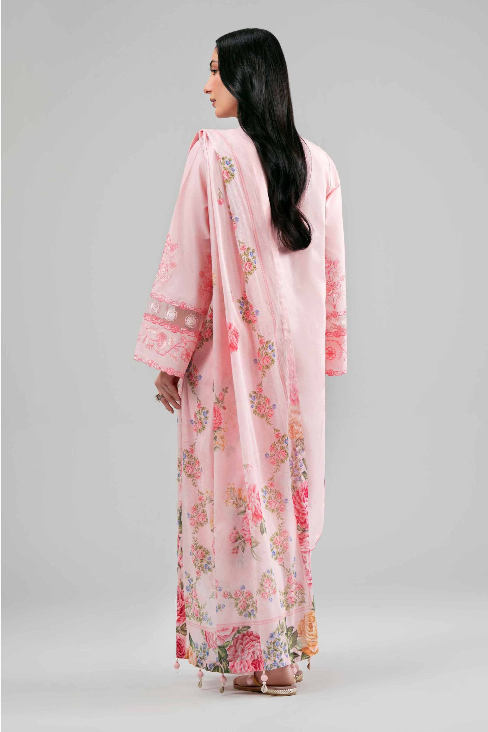 3 Piece - Digital Printed Embroidered Suit - 42601532 - Image 3