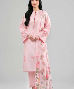 3 Piece - Digital Printed Embroidered Suit - 42601532