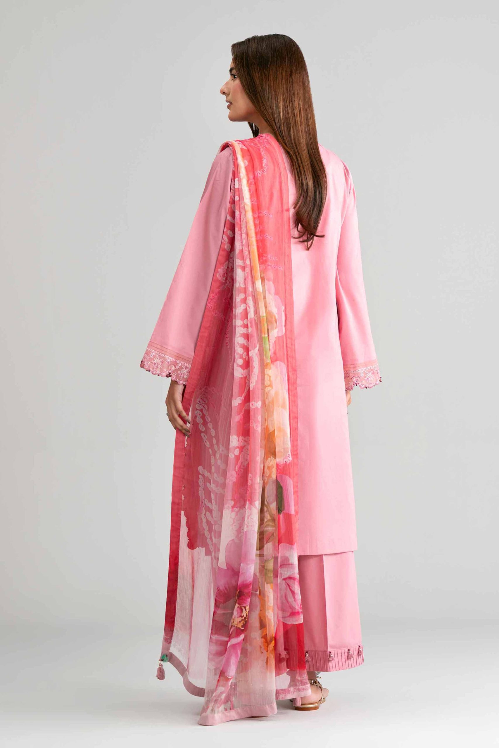 3 Piece - Digital Printed Embroidered Suit - 42601544 - Image 3