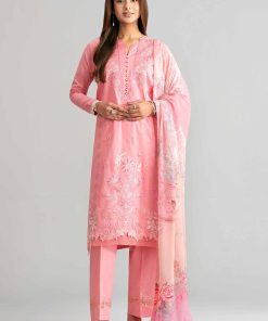 3 Piece - Digital Printed Embroidered Suit - 42601551