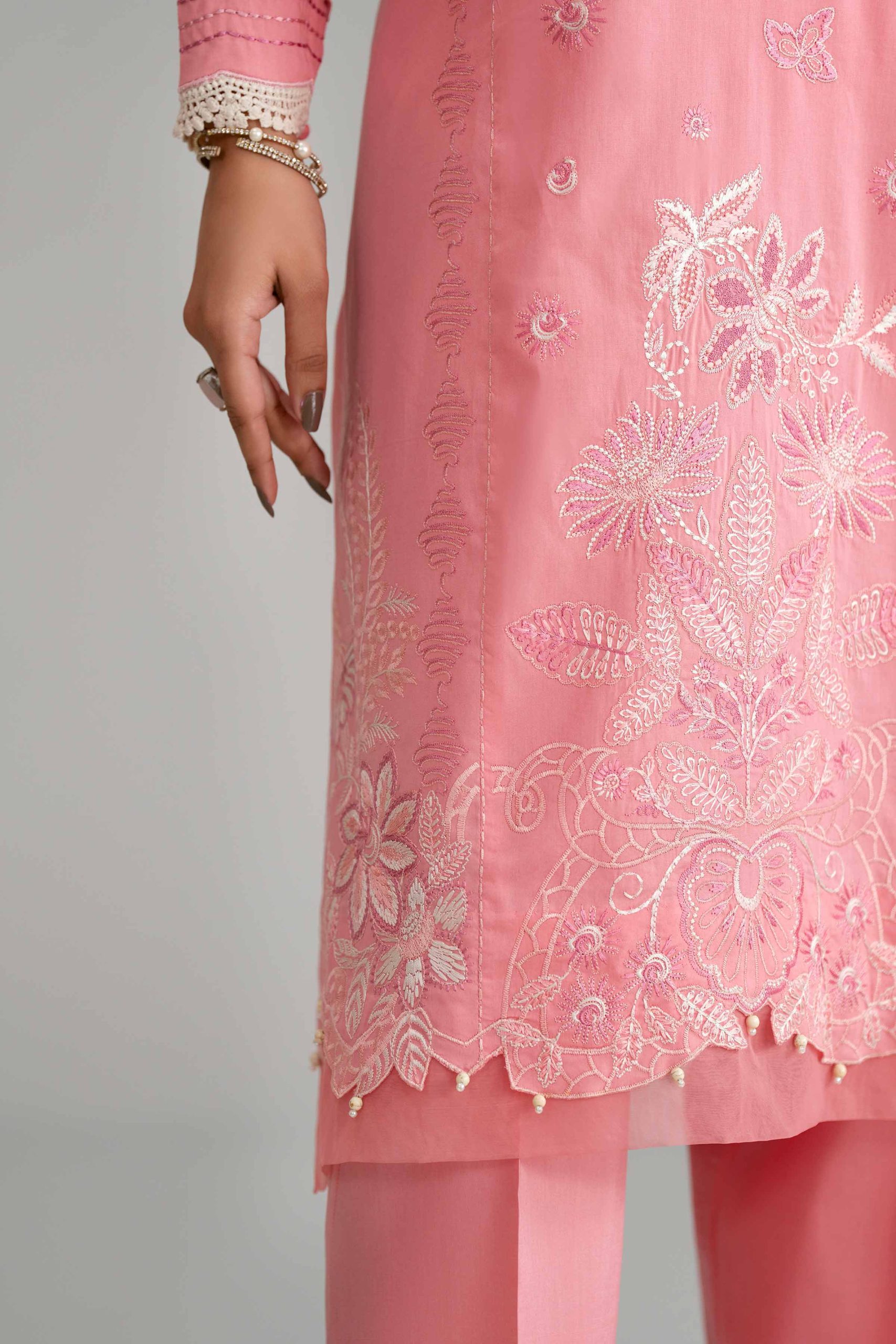 3 Piece - Digital Printed Embroidered Suit - 42601551 - Image 4