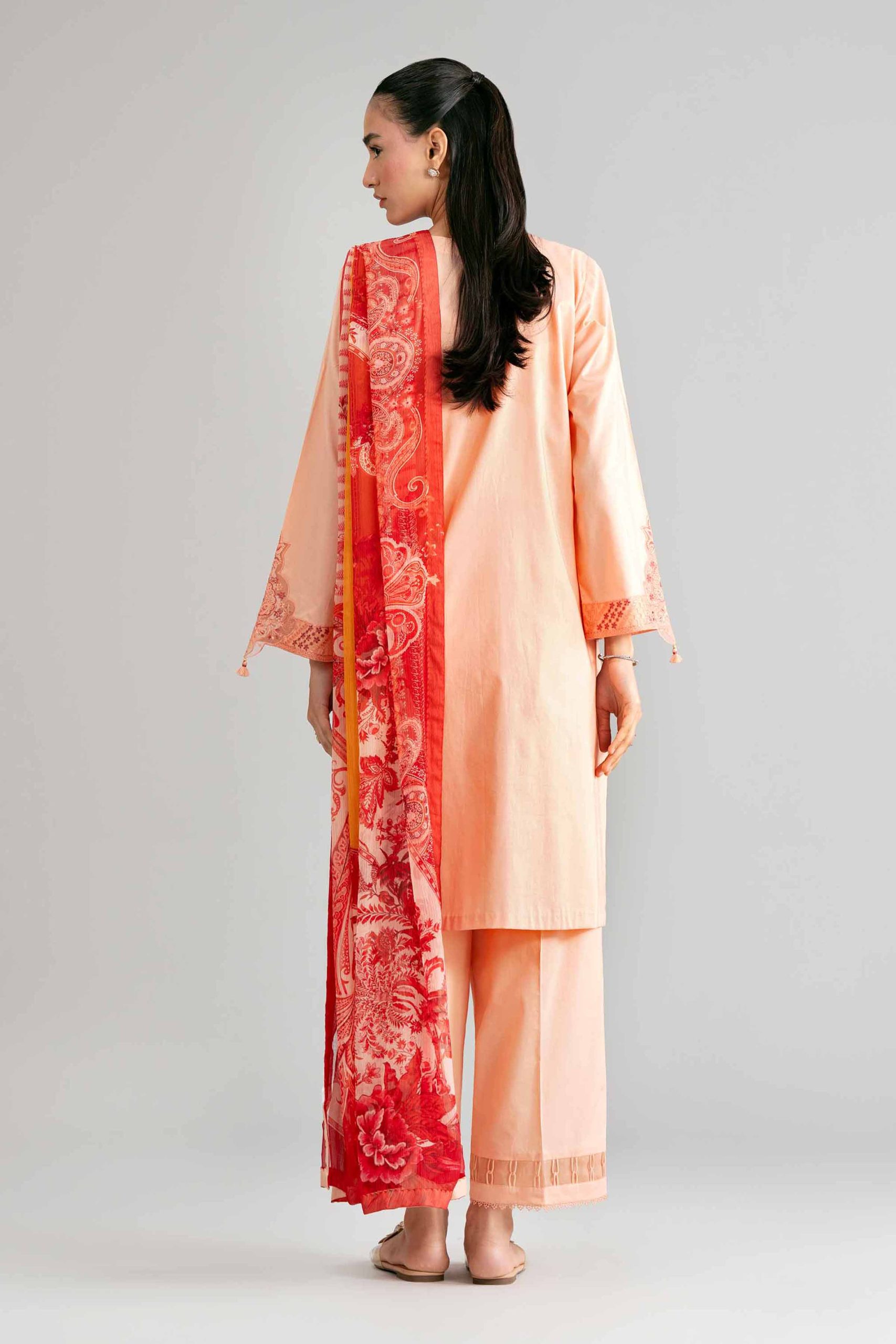 3 Piece - Digital Printed Embroidered Suit - 42601553 - Image 3