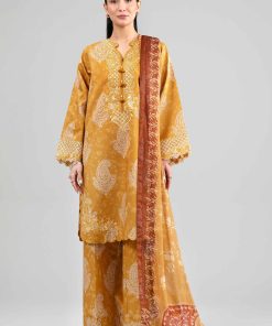 3 Piece - Digital Printed Embroidered Suit - 42601564