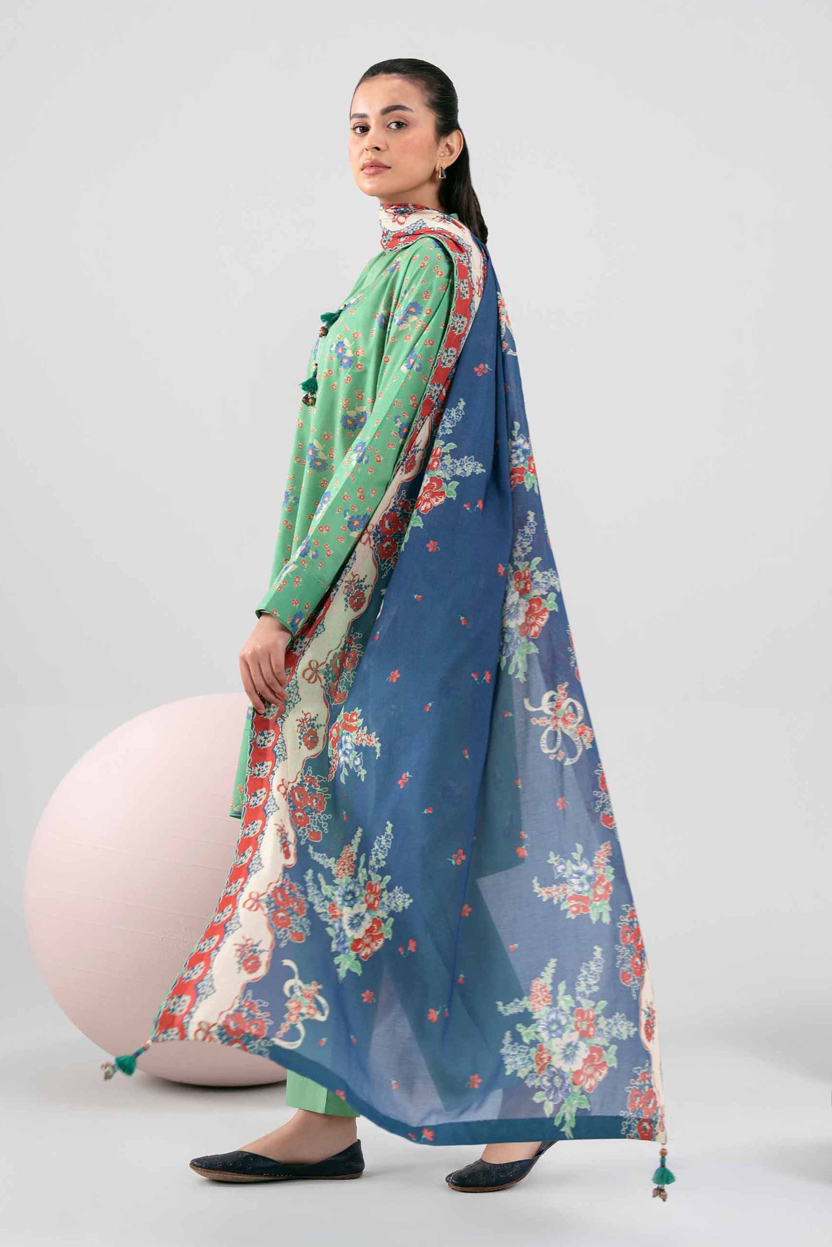 3 Piece - Printed Loose Fabric - 42602334 - Image 4