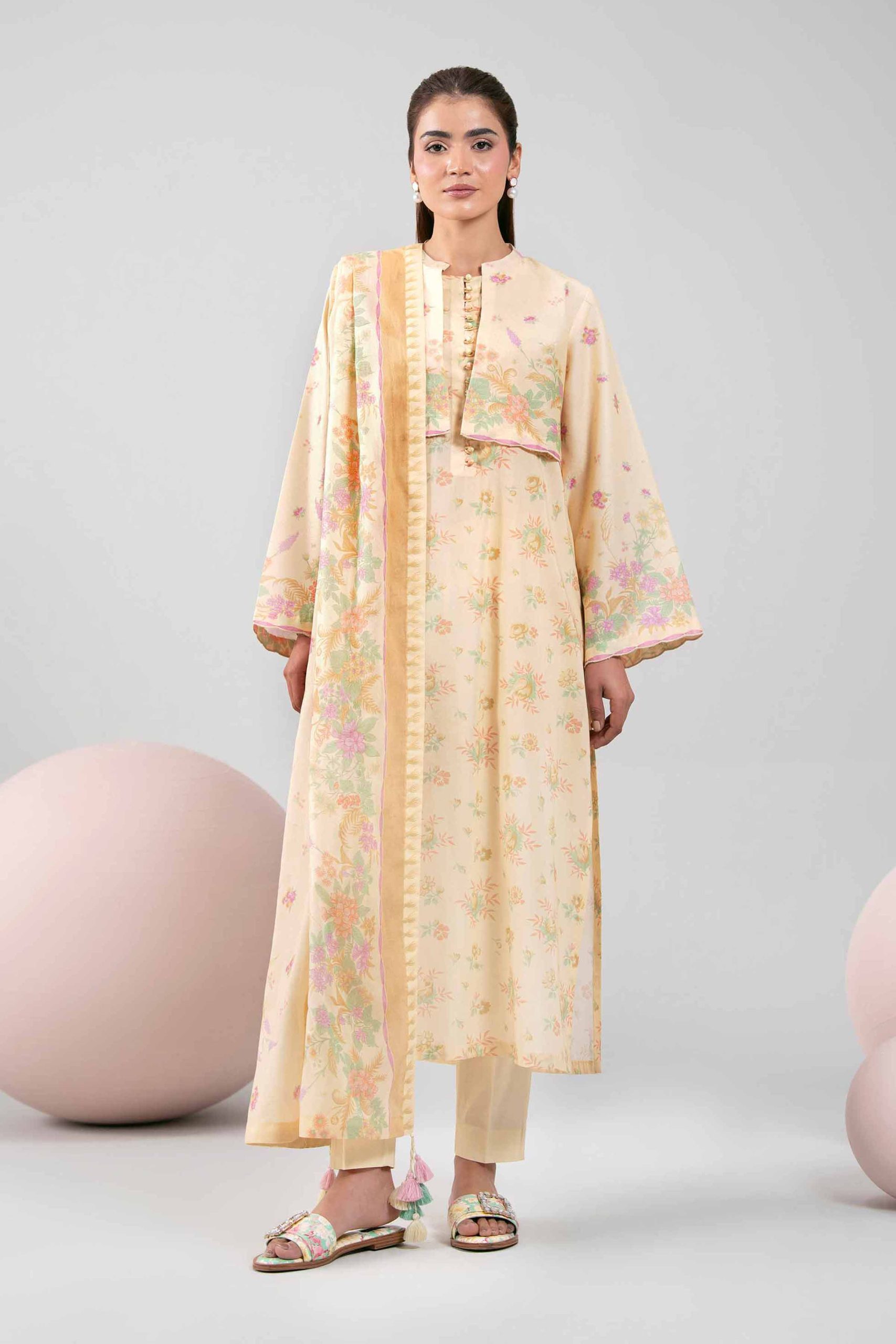 3 Piece - Printed Loose Fabric - 42602335 - Image 2