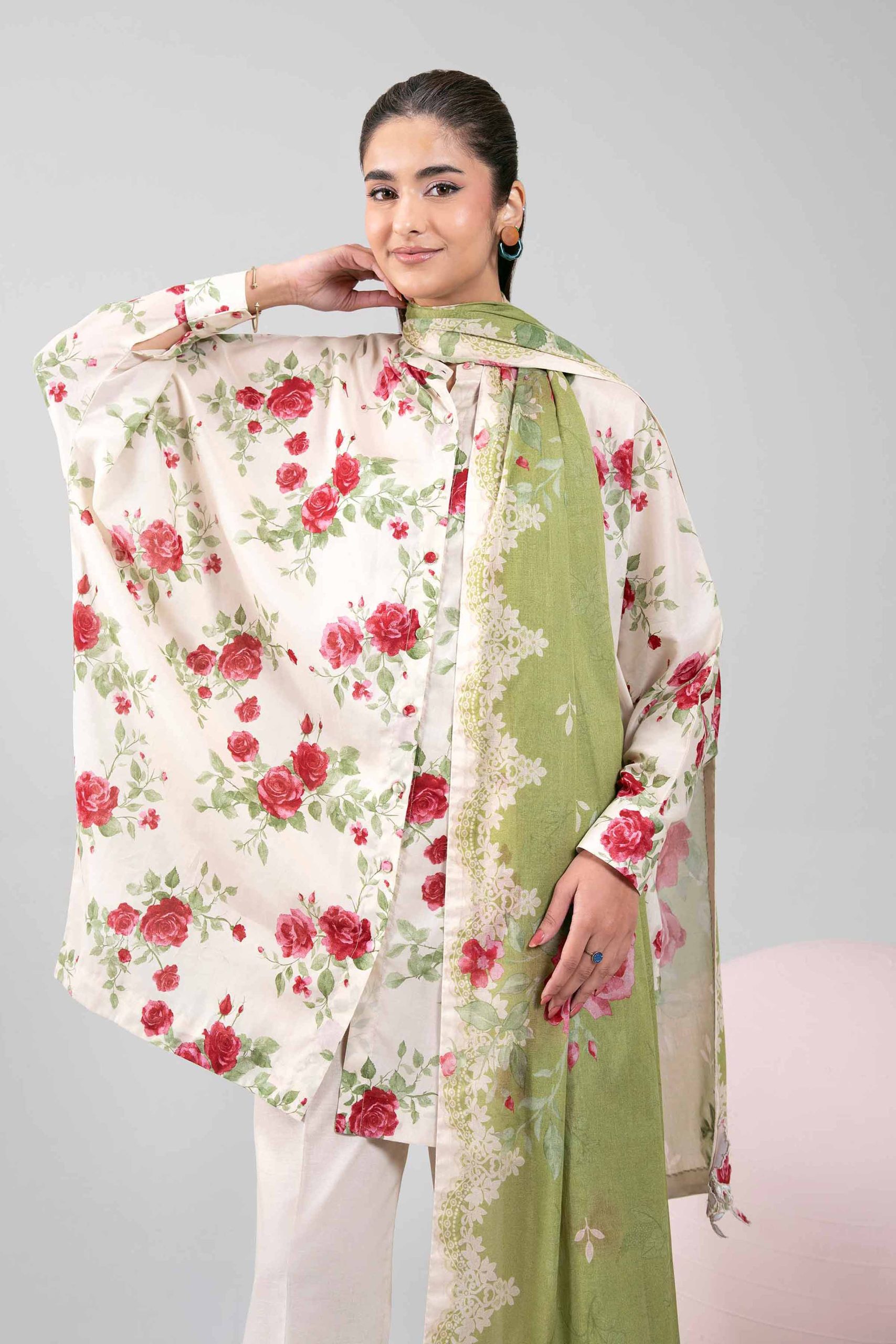 3 Piece - Printed Loose Fabric - 42602337