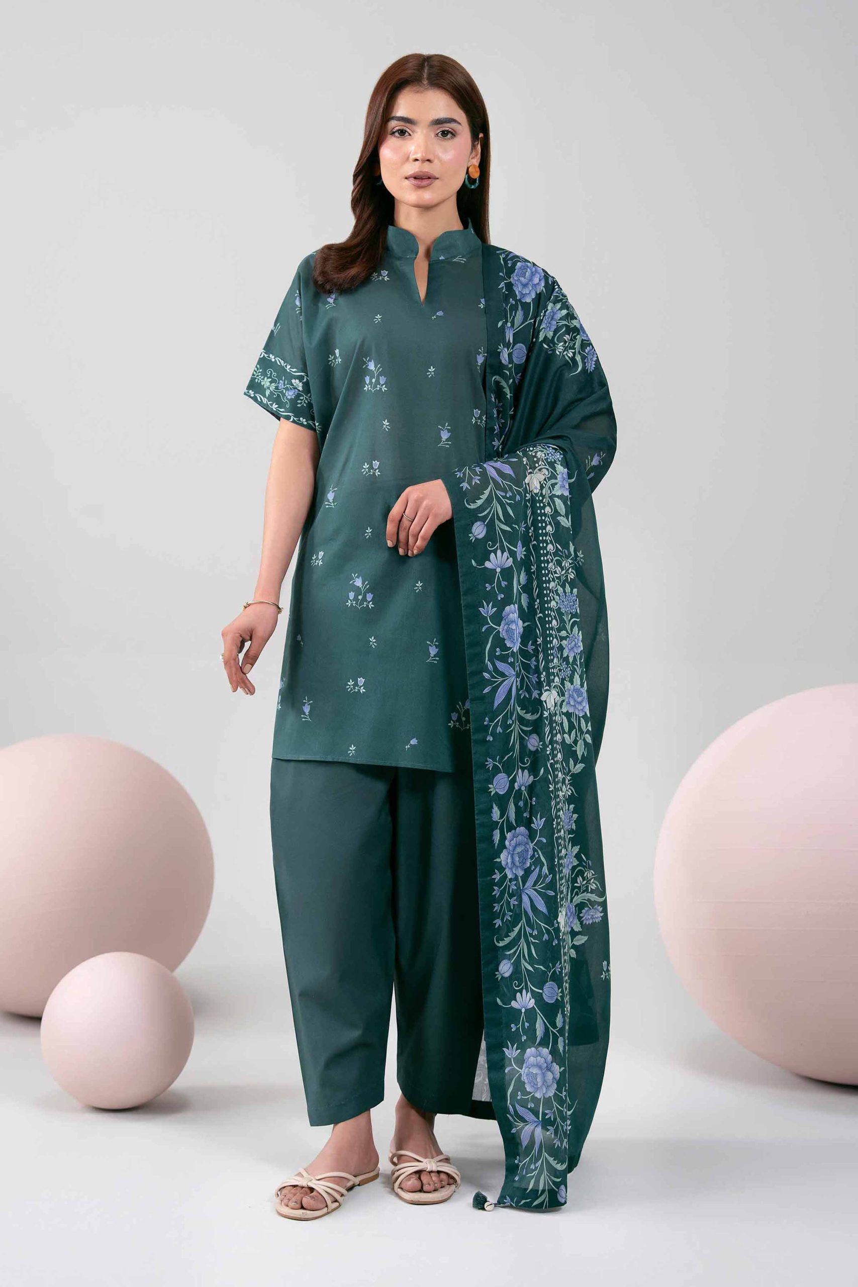 3 Piece - Printed Loose Fabric - 42602341 - Image 2