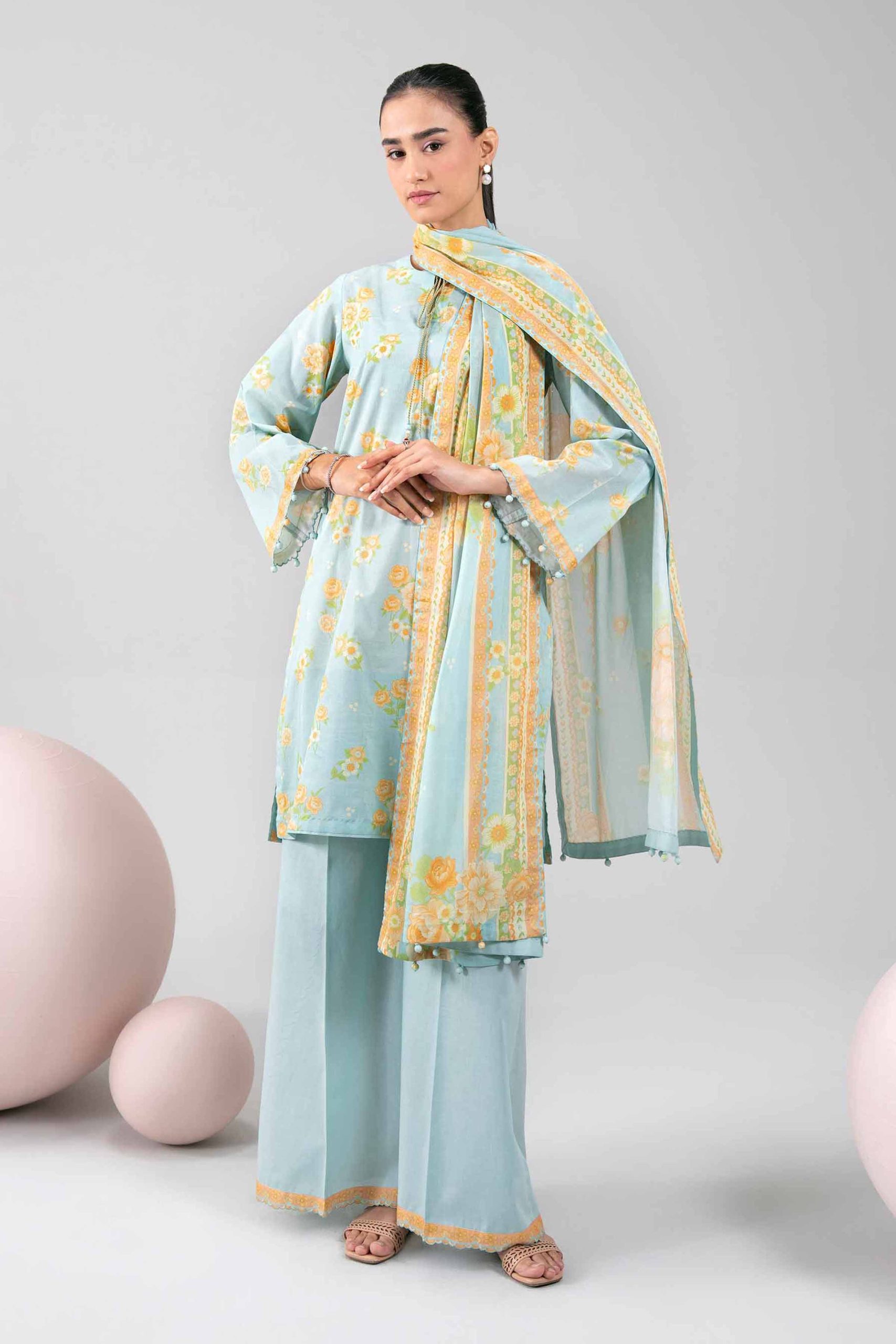 3 Piece - Printed Loose Fabric - 42602343 - Image 2