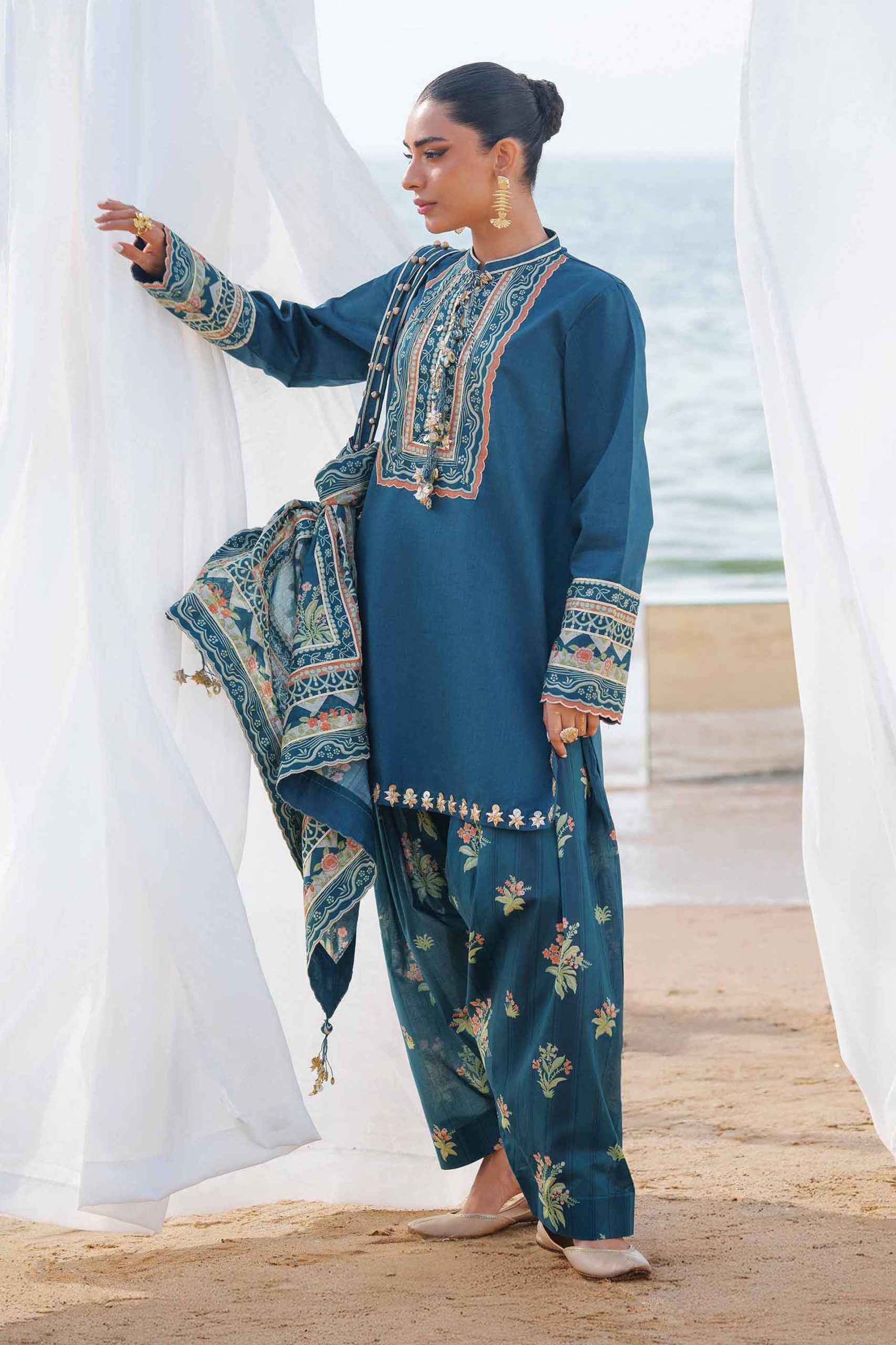 3 Piece - Printed Loose Fabric - 42602344