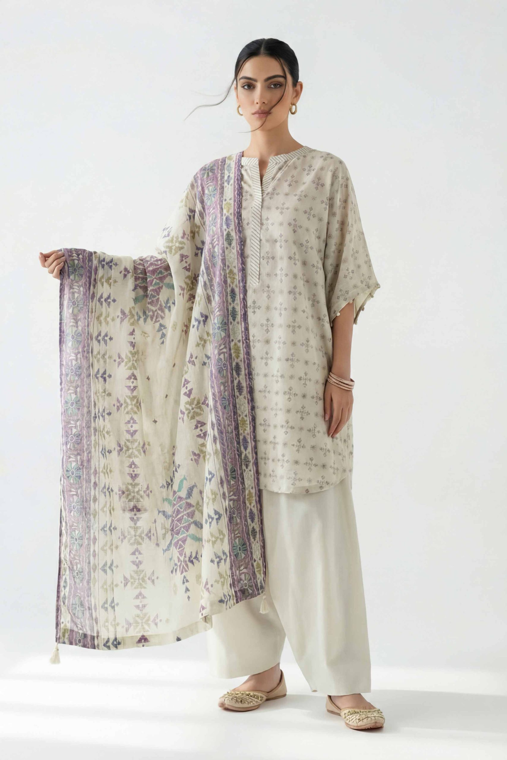 3 Piece - Printed Loose Fabric - 42602347 - Image 5