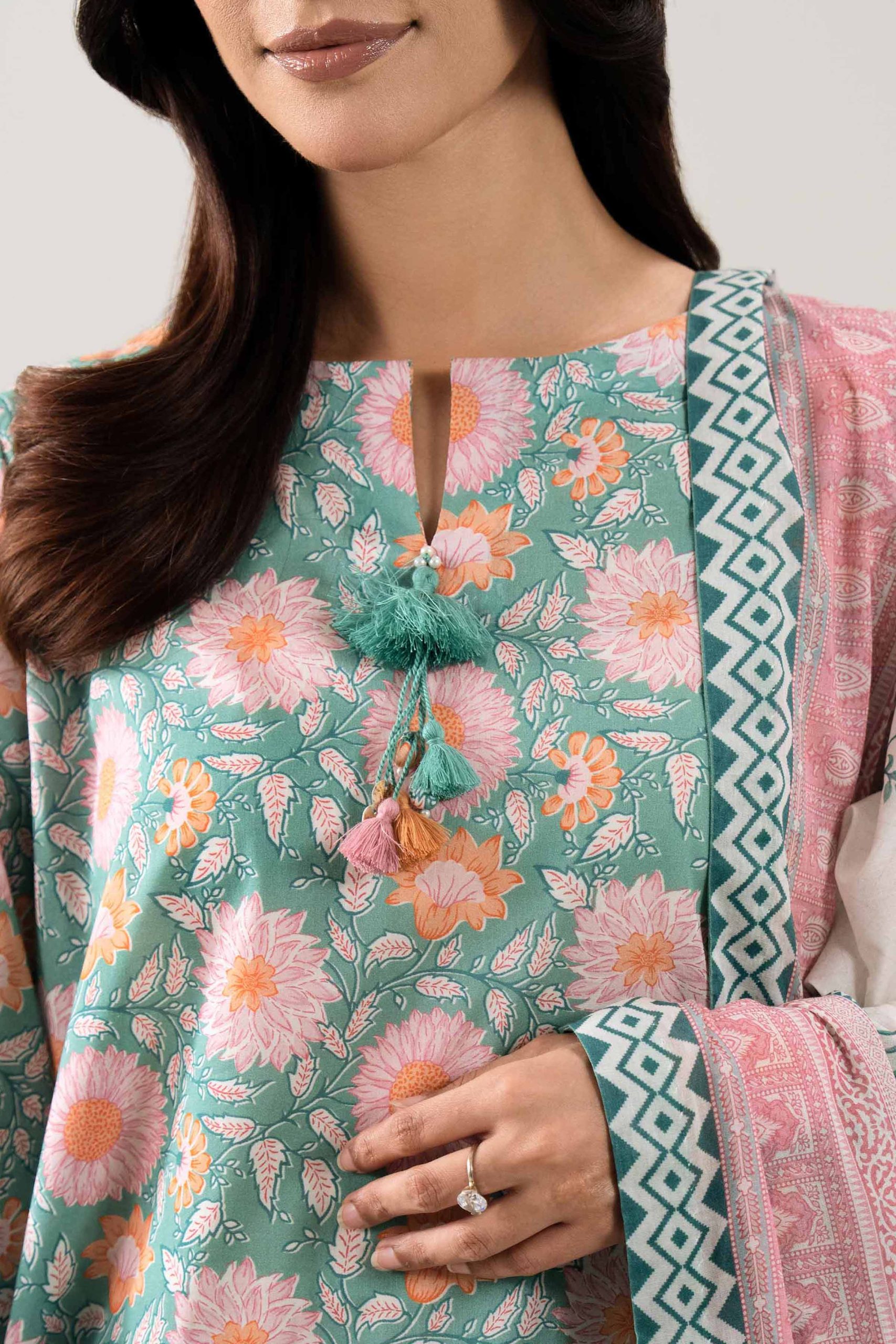 3 Piece - Printed Loose Fabric - 42602348 - Image 4