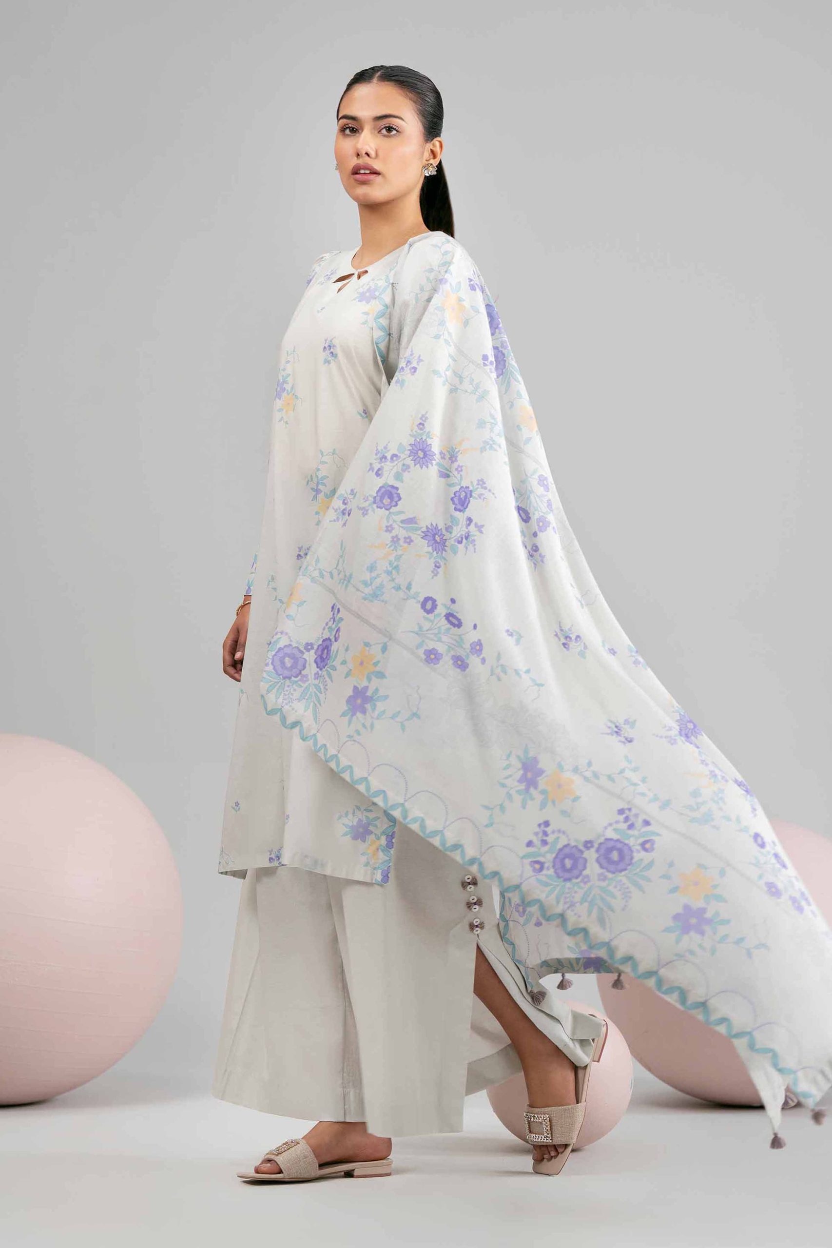 3 Piece - Printed Loose Fabric - 42602349 - Image 4
