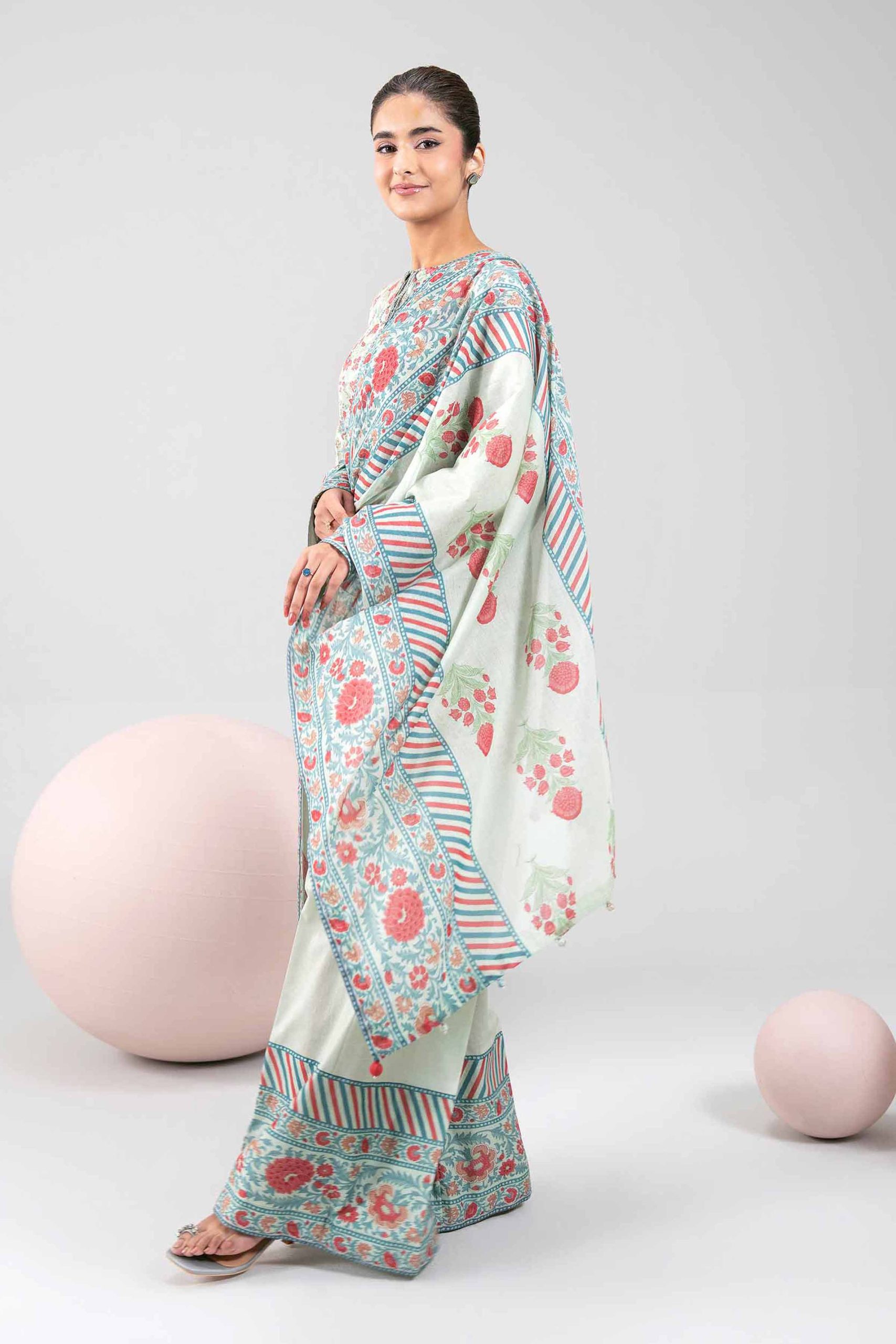 3 Piece - Printed Loose Fabric - 42602350 - Image 4