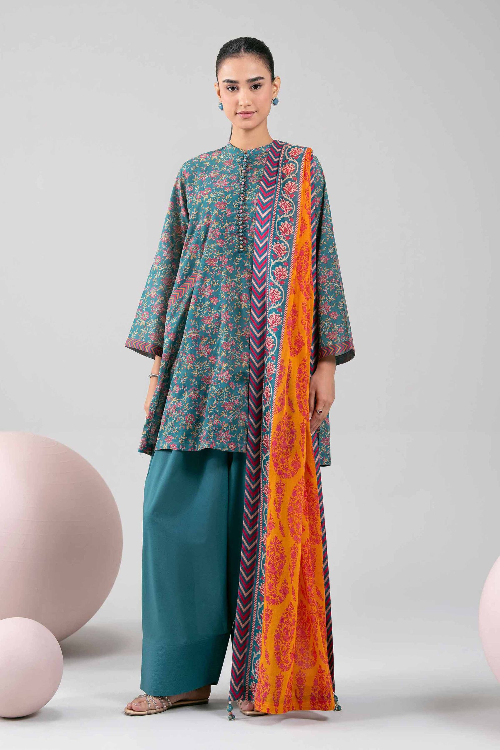 3 Piece - Printed Loose Fabric - 42602351 - Image 2