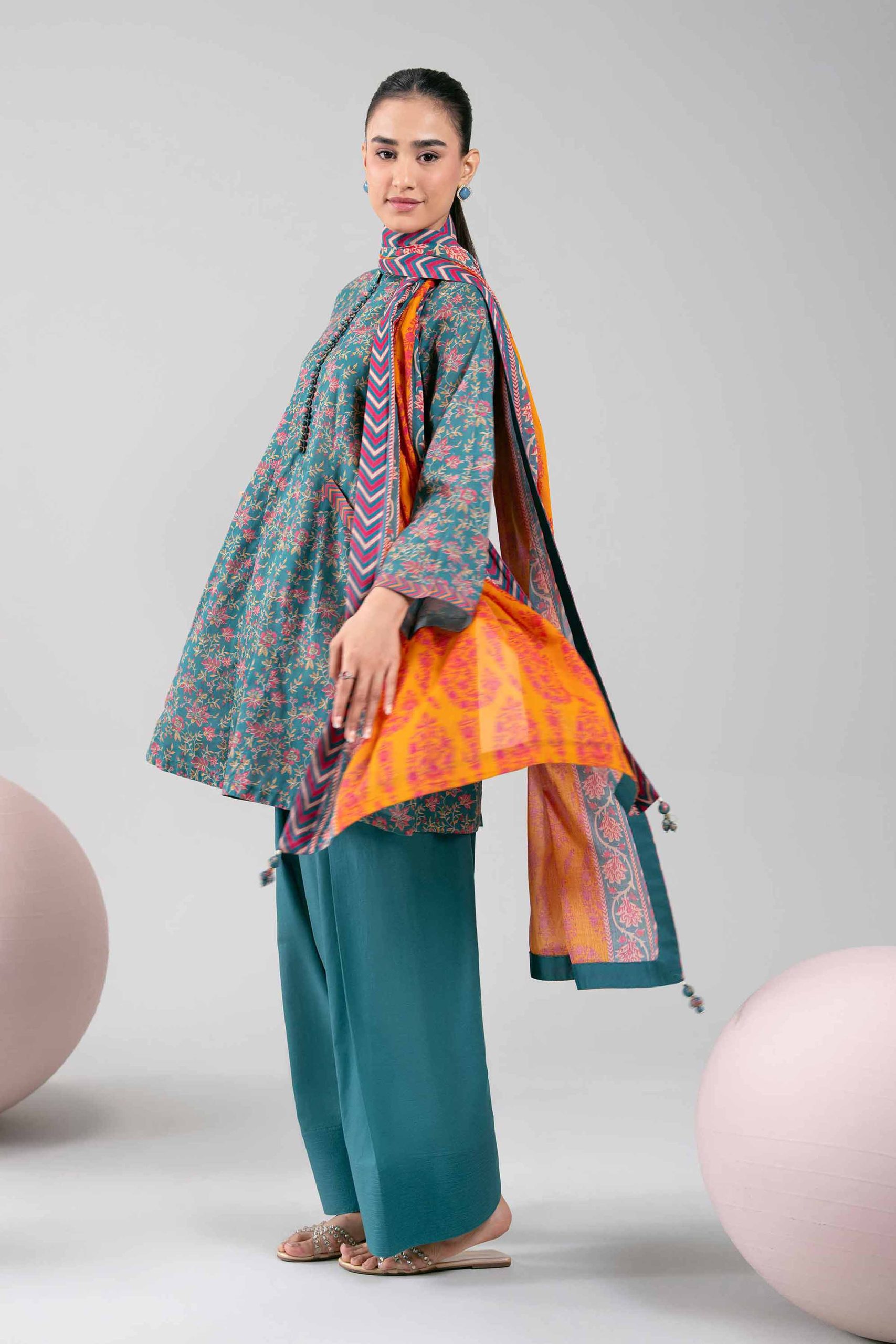 3 Piece - Printed Loose Fabric - 42602351 - Image 4