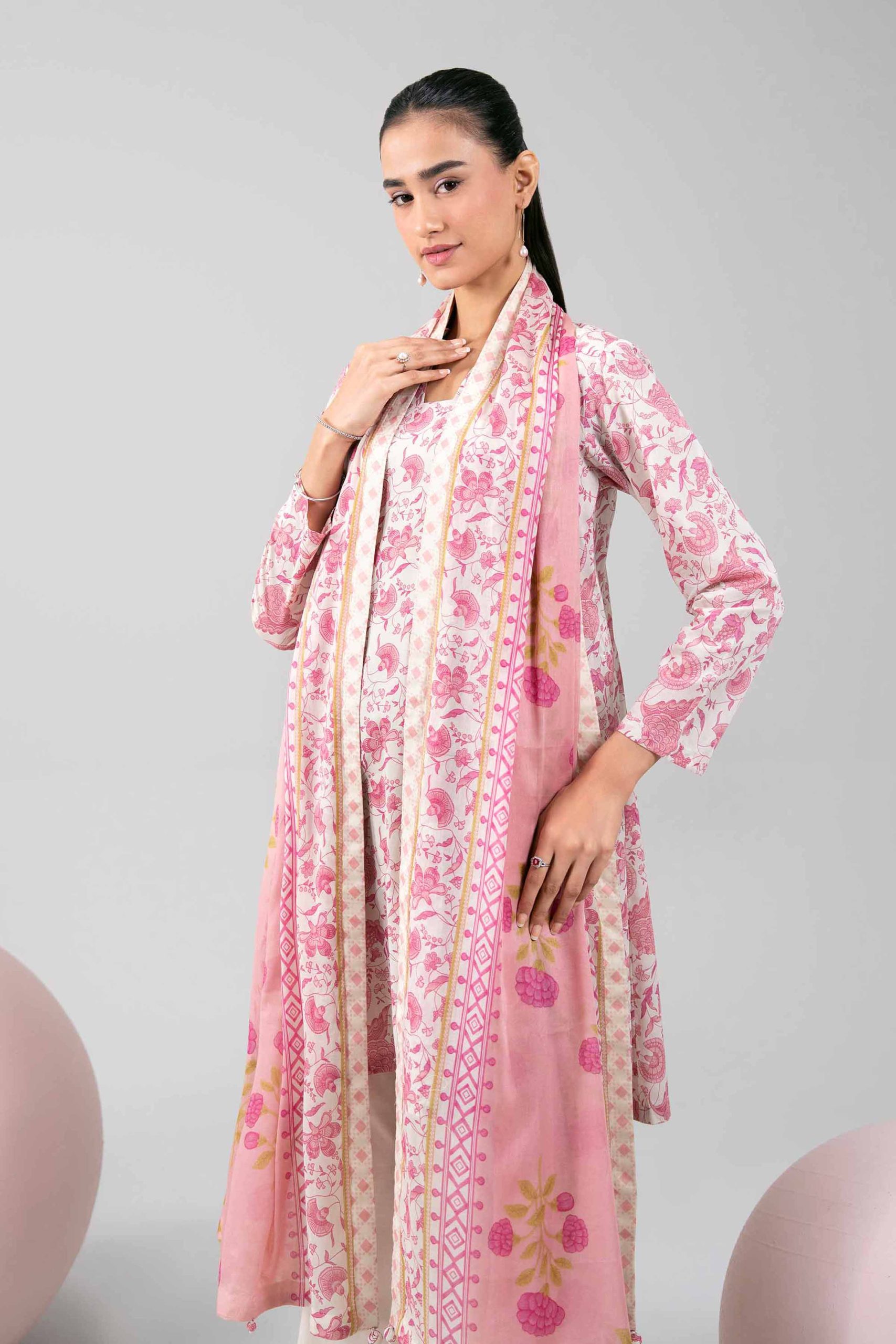 3 Piece - Printed Loose Fabric - 42602352 - Image 2