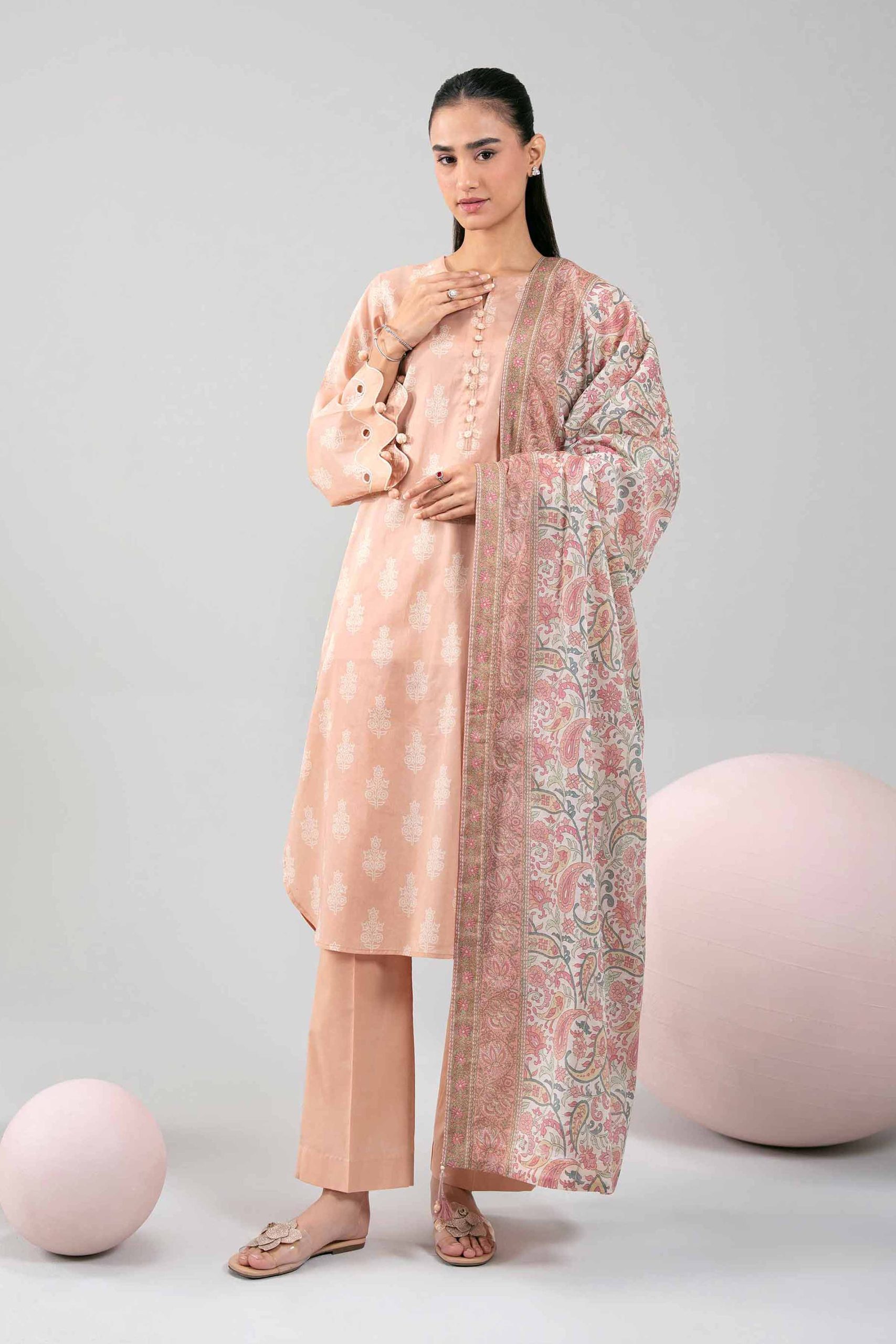 3 Piece - Printed Loose Fabric - 42602354 - Image 4