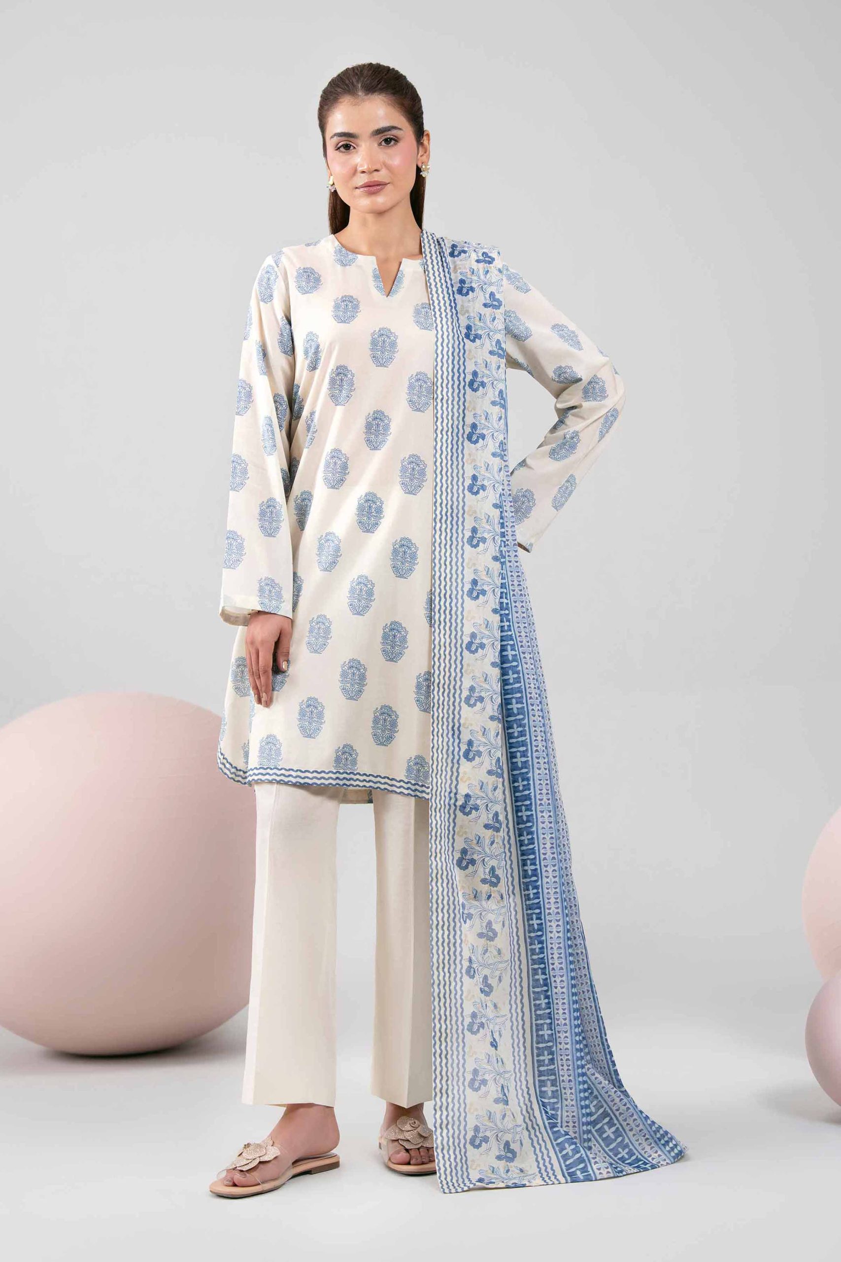 3 Piece - Printed Loose Fabric - 42602356 - Image 2