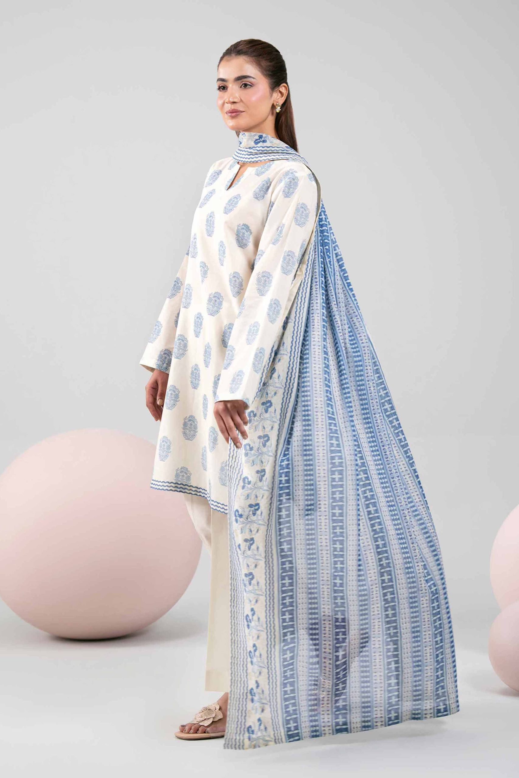 3 Piece - Printed Loose Fabric - 42602356 - Image 4