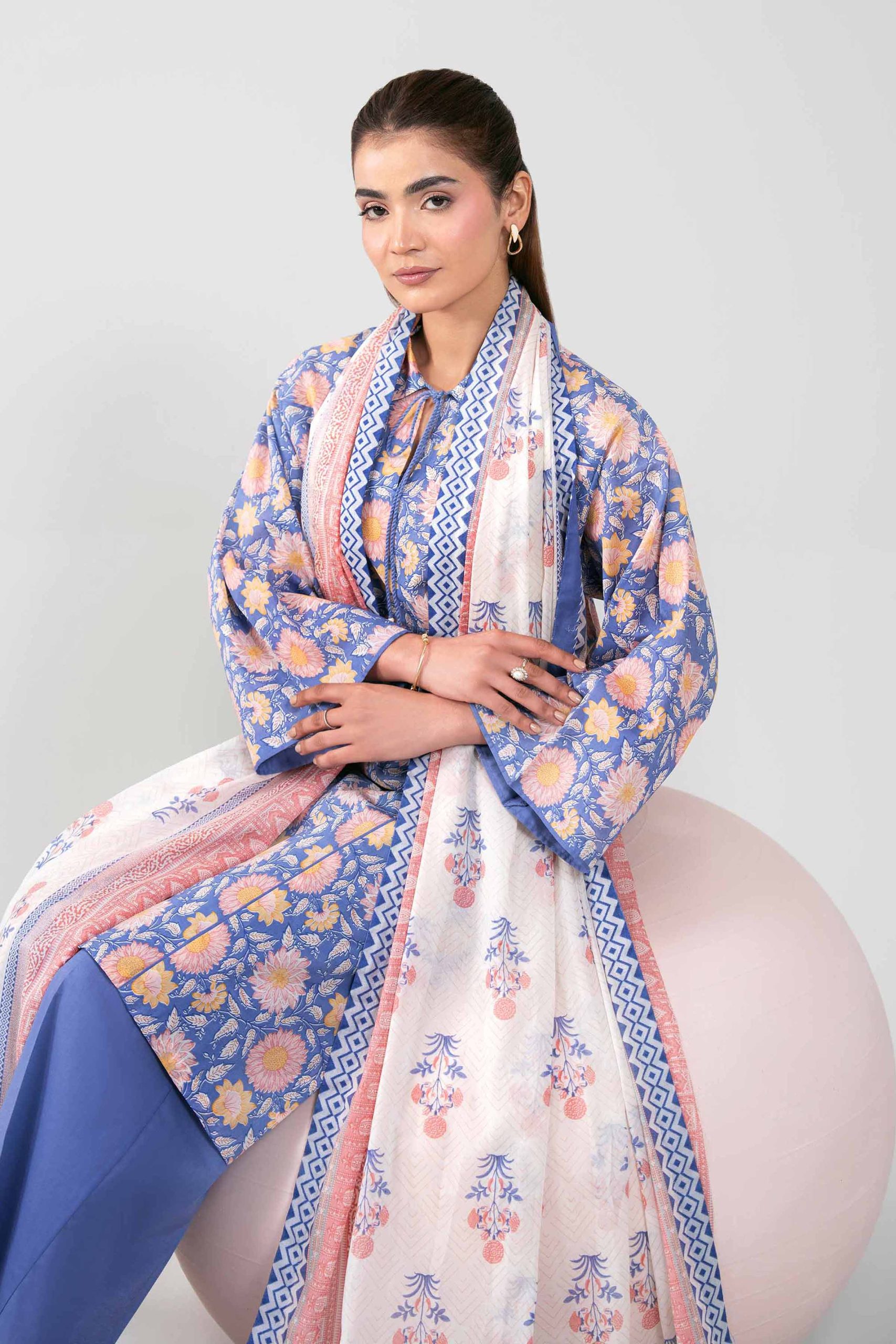 3 Piece - Printed Loose Fabric - 42602357 - Image 2
