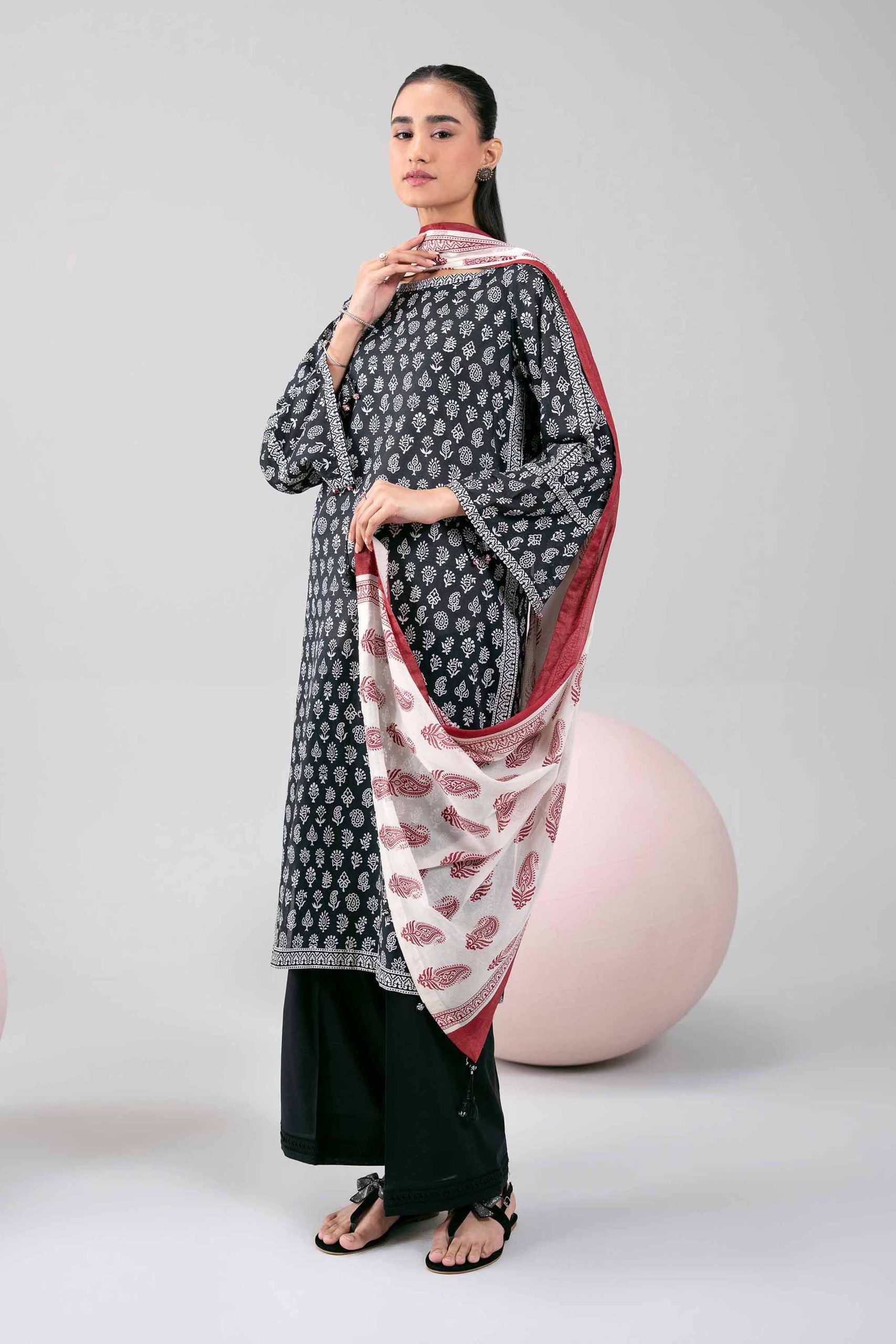 3 Piece - Printed Loose Fabric - 42602360 - Image 5