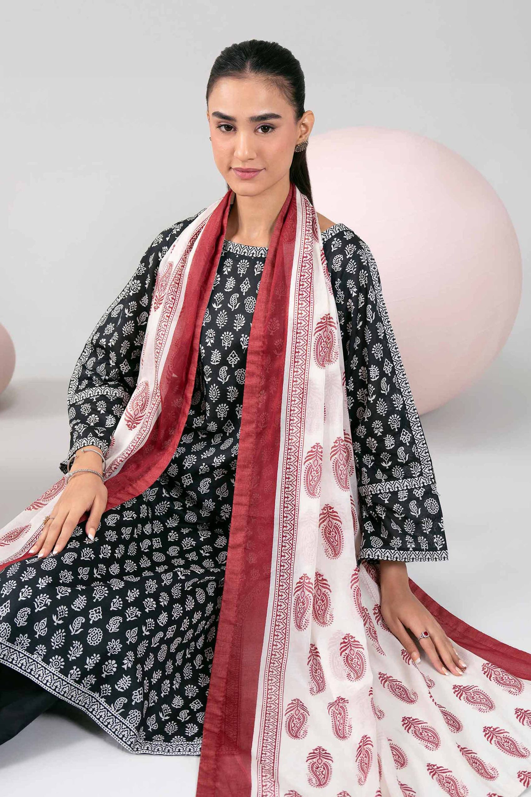3 Piece - Printed Loose Fabric - 42602360 - Image 2