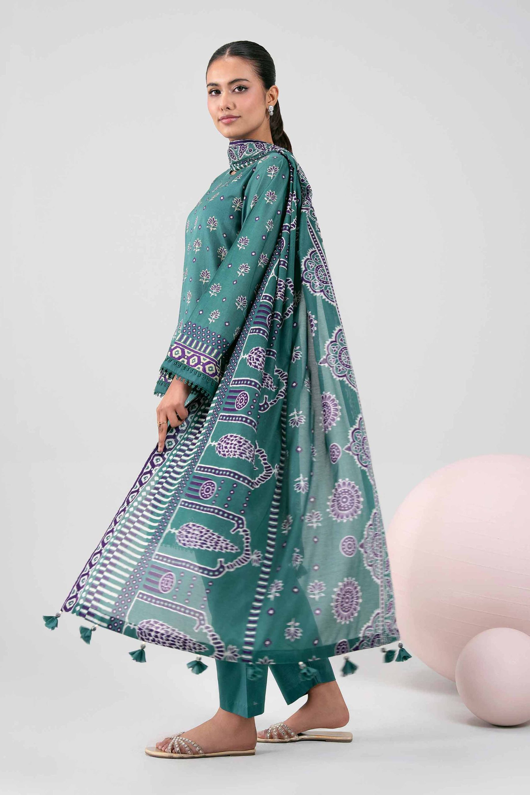 3 Piece - Printed Loose Fabric - 42602363 - Image 4