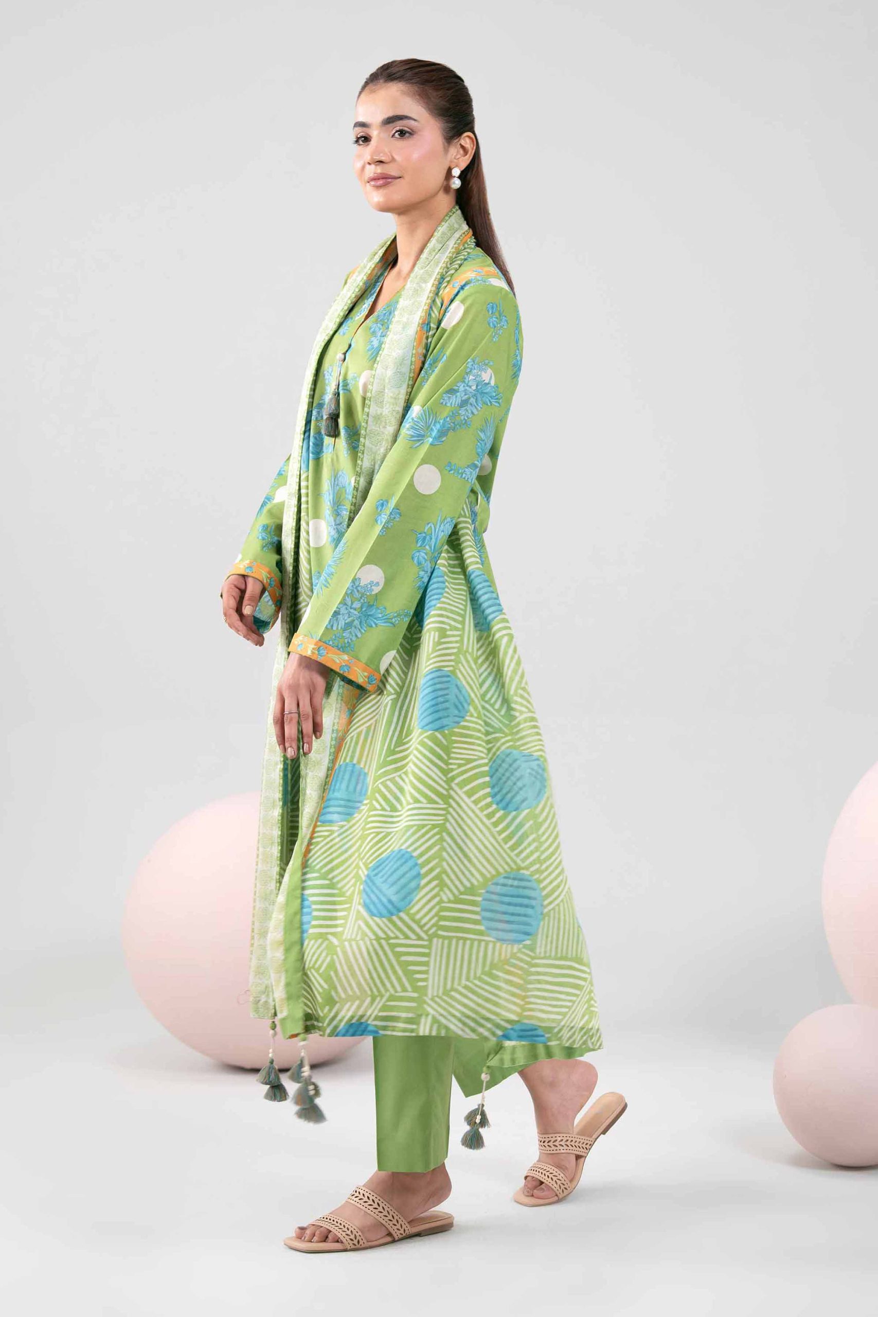 3 Piece - Printed Loose Fabric - 42602365 - Image 4