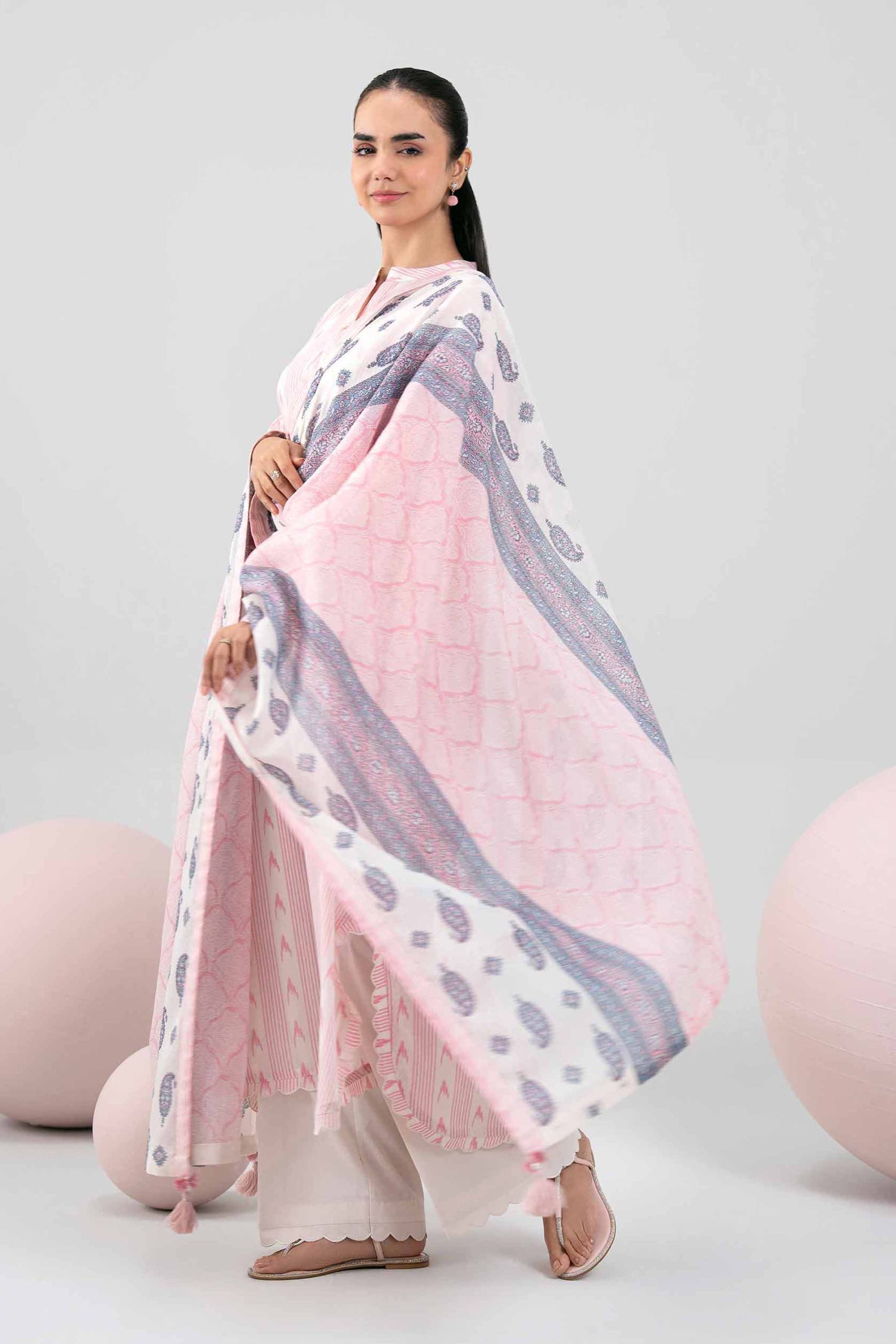 3 Piece - Printed Loose Fabric - 42602368 - Image 4