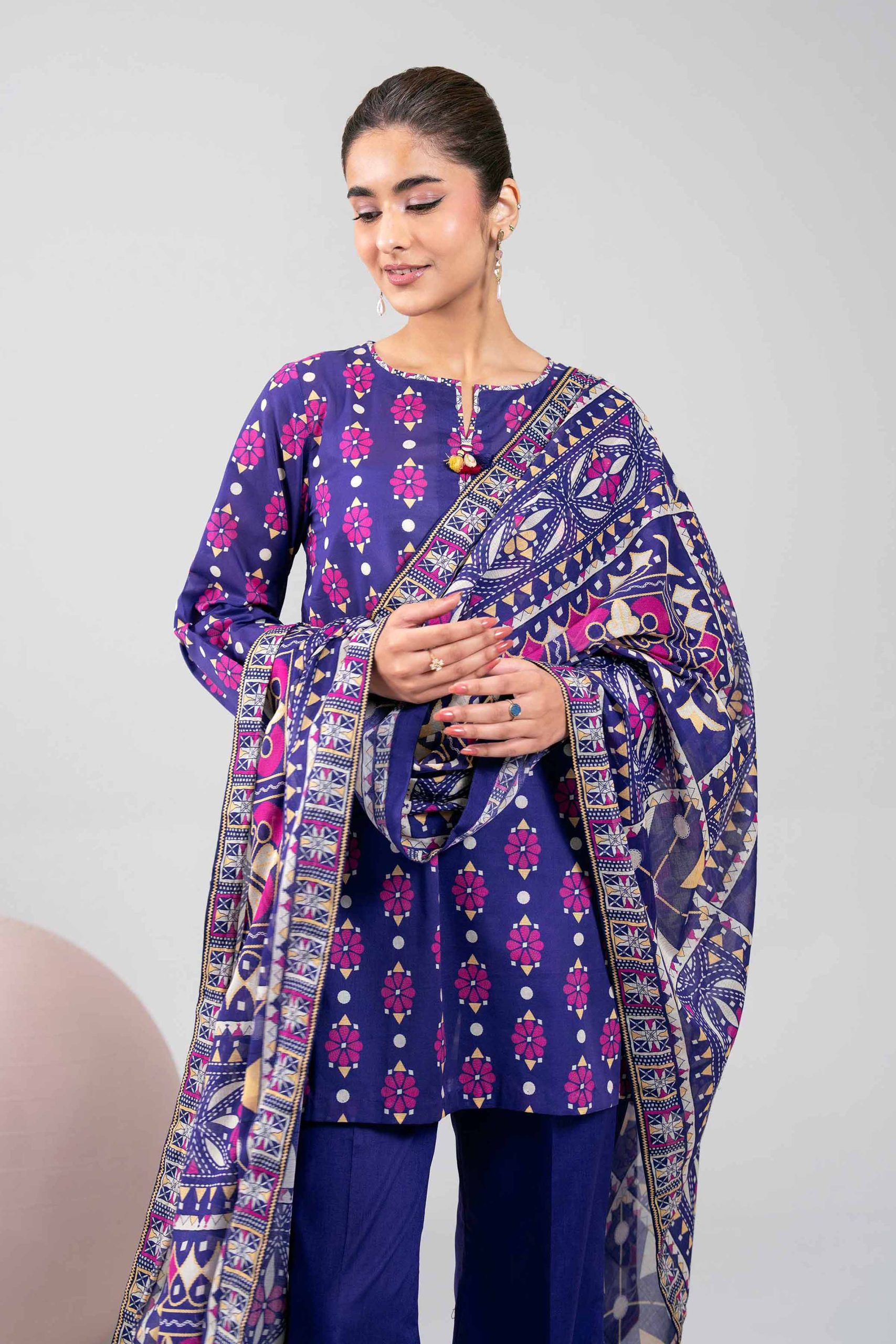 3 Piece - Printed Loose Fabric - 42602380 - Image 4