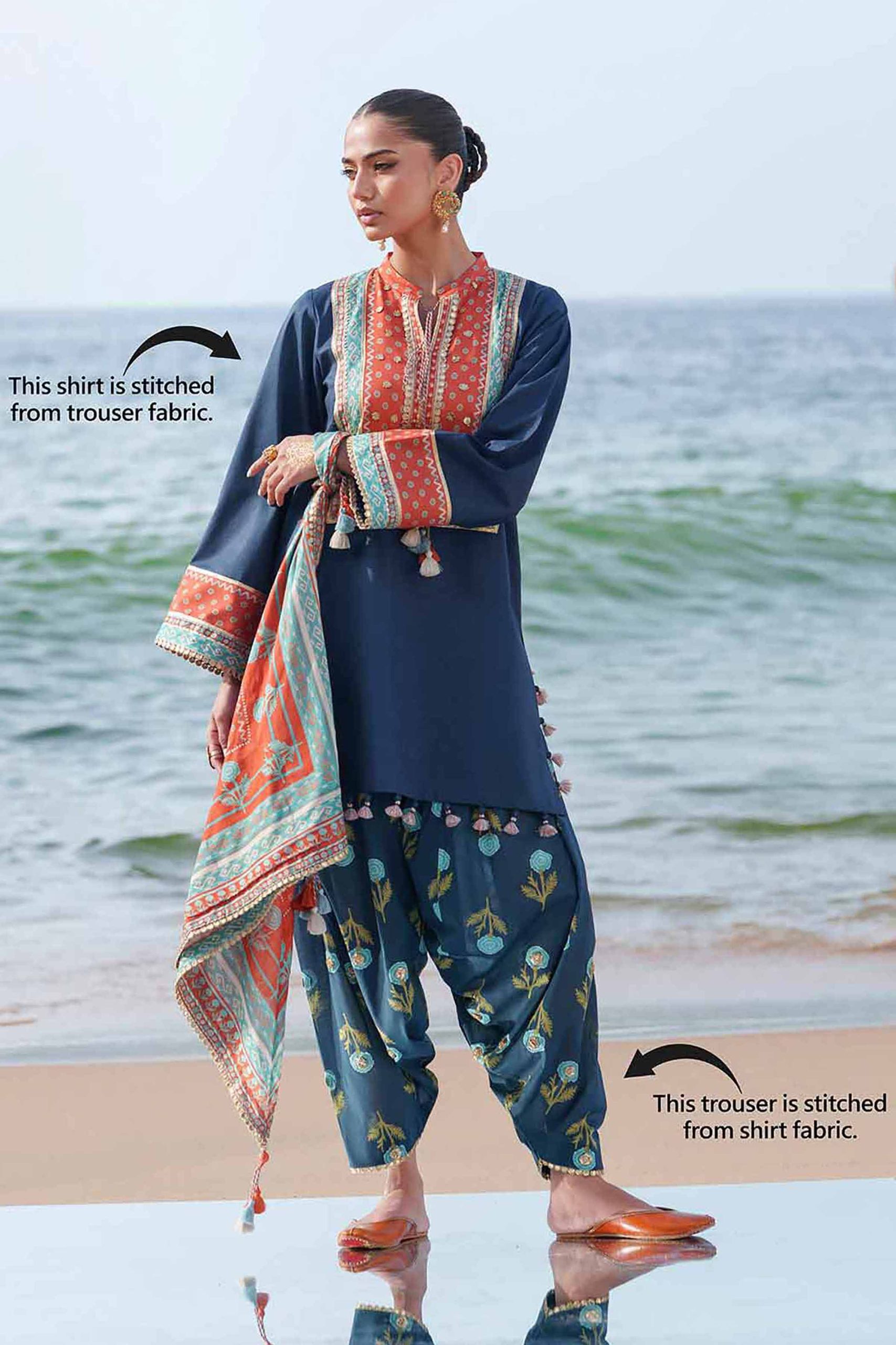 3 Piece - Printed Loose Fabric - 42602381 - Image 4