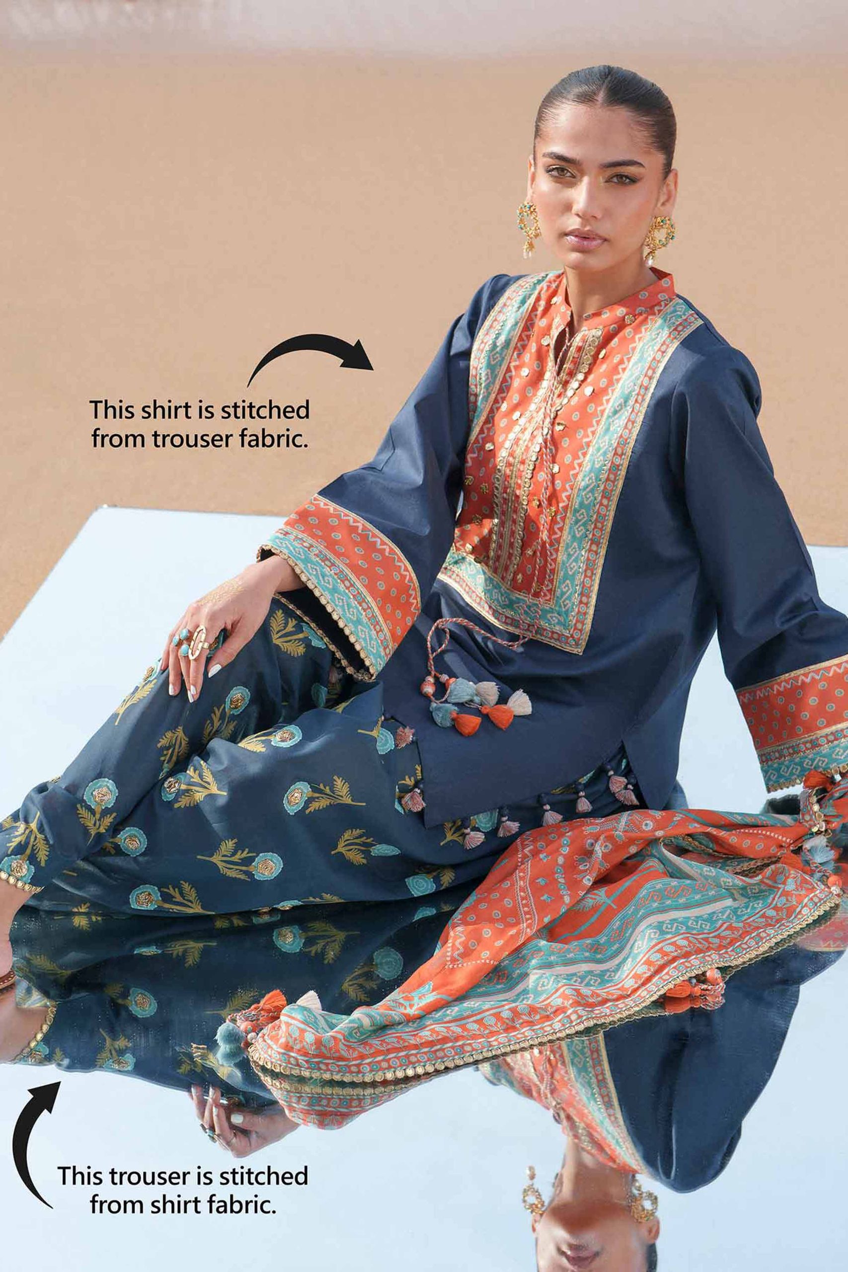 3 Piece - Printed Loose Fabric - 42602381 - Image 3