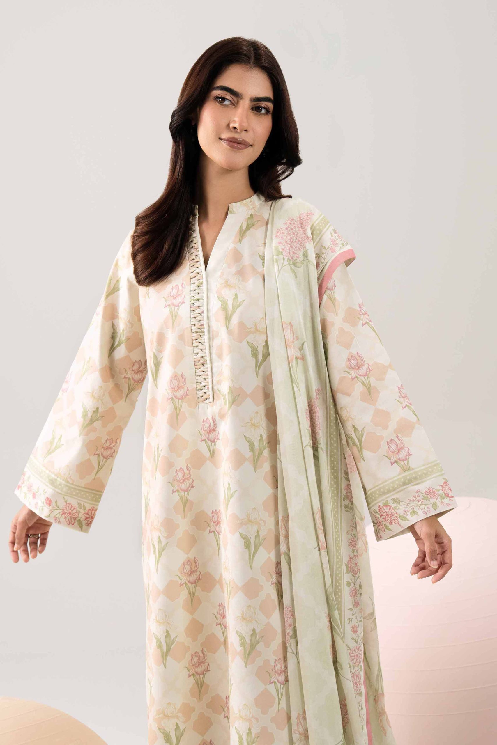 3 Piece - Printed Loose Fabric - 42602385 - Image 2