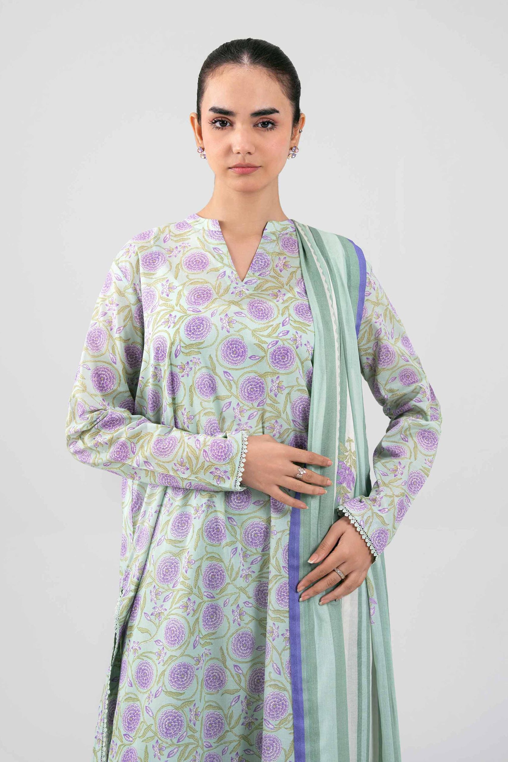 3 Piece - Printed Loose Fabric - 42602386