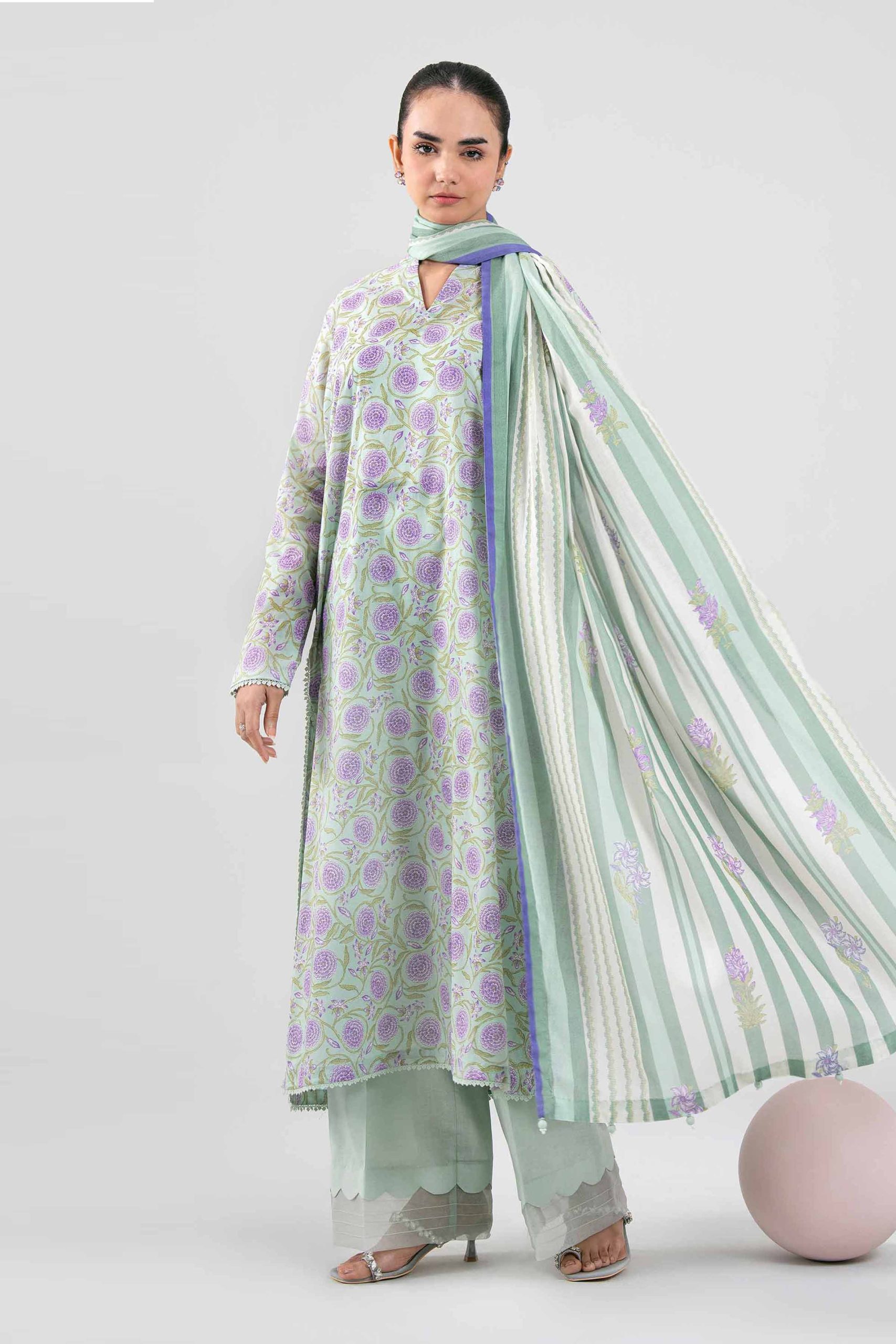 3 Piece - Printed Loose Fabric - 42602386 - Image 4