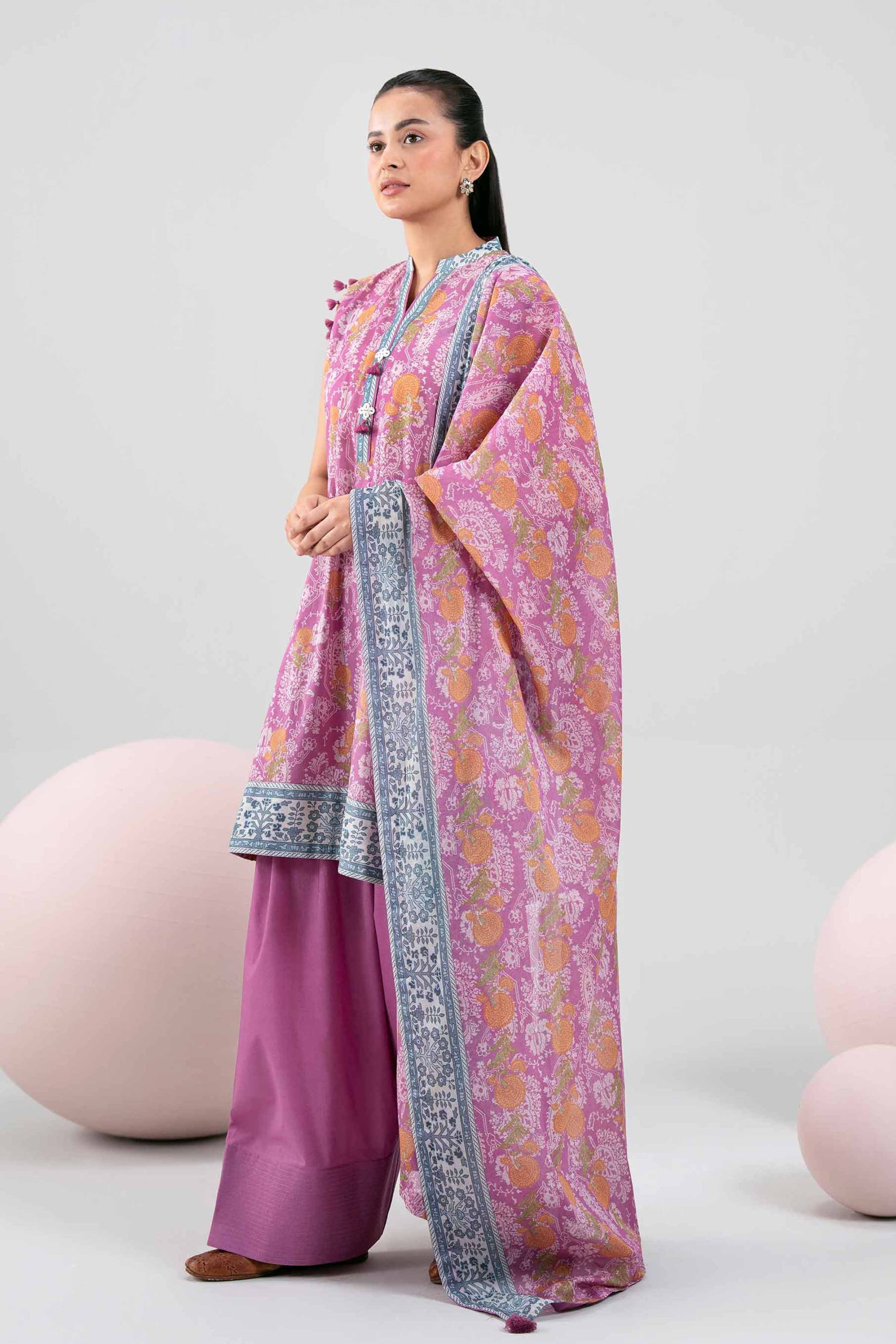 3 Piece - Printed Loose Fabric - 42602389 - Image 4