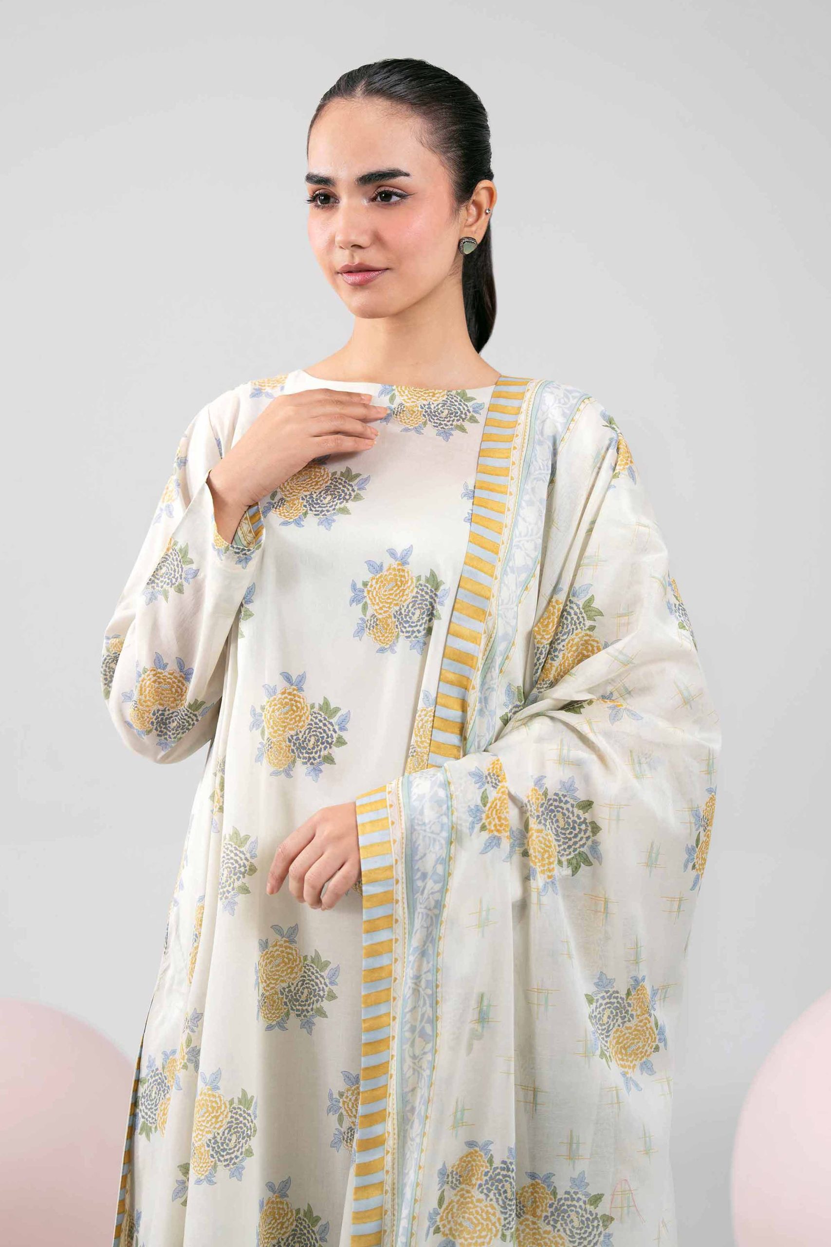3 Piece - Printed Loose Fabric - 42602390 - Image 2