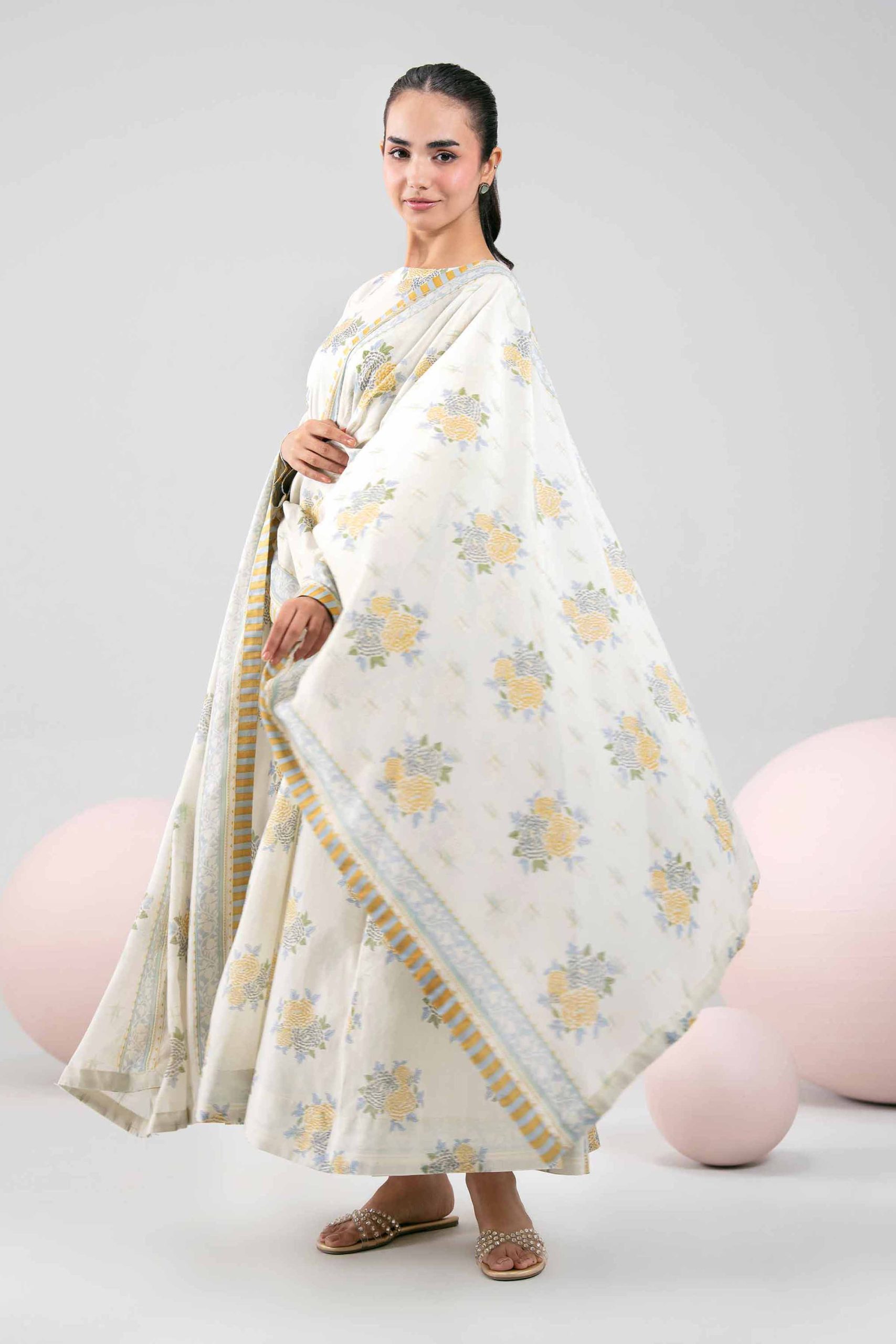 3 Piece - Printed Loose Fabric - 42602390 - Image 4