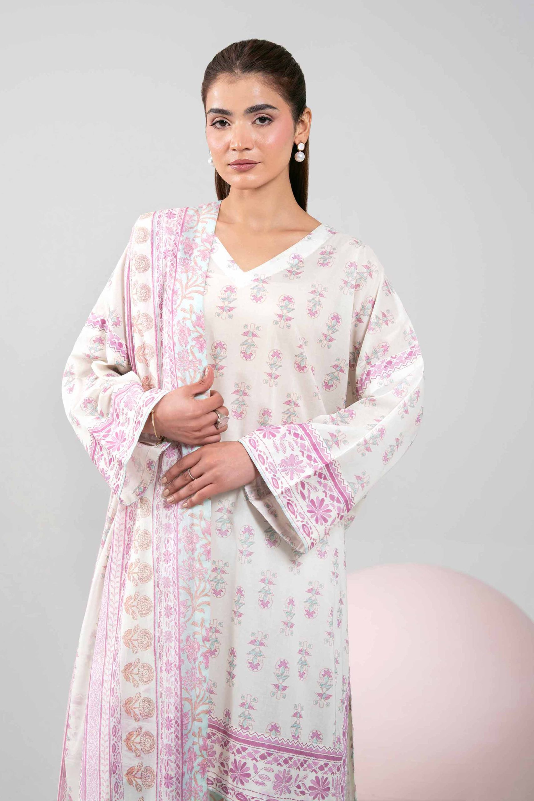 3 Piece - Printed Loose Fabric - 42602394 - Image 2