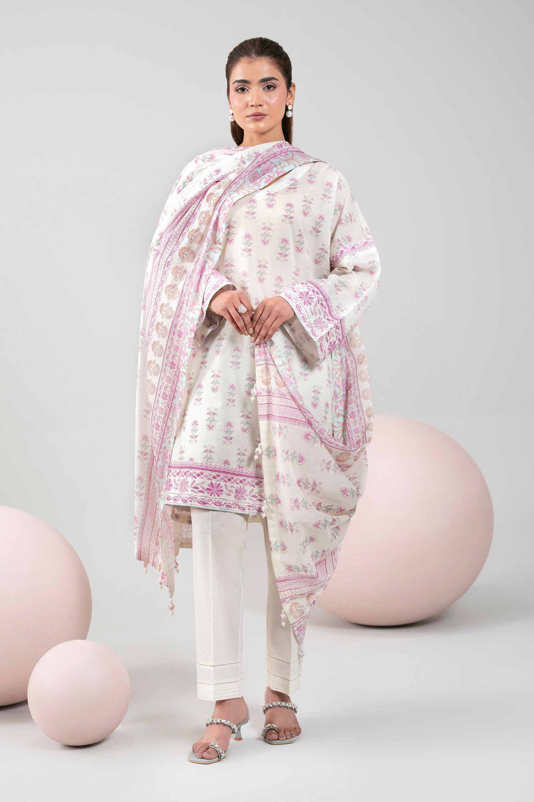 3 Piece - Printed Loose Fabric - 42602394 - Image 4