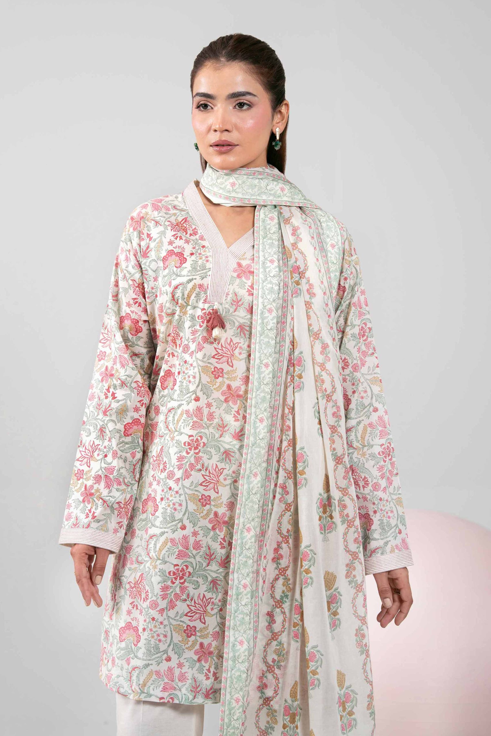 3 Piece - Printed Loose Fabric - 42602399 - Image 2
