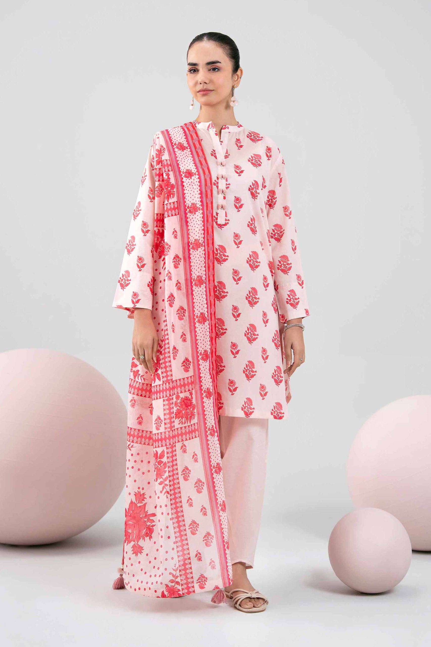 3 Piece - Printed Loose Fabric - 42602400 - Image 2