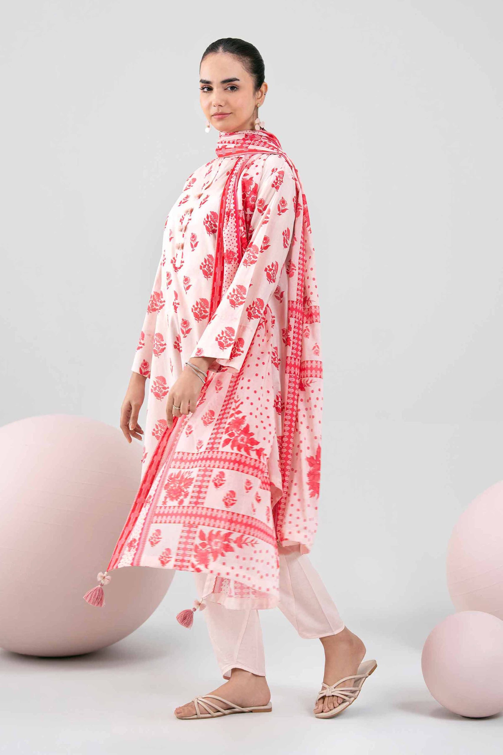 3 Piece - Printed Loose Fabric - 42602400 - Image 4