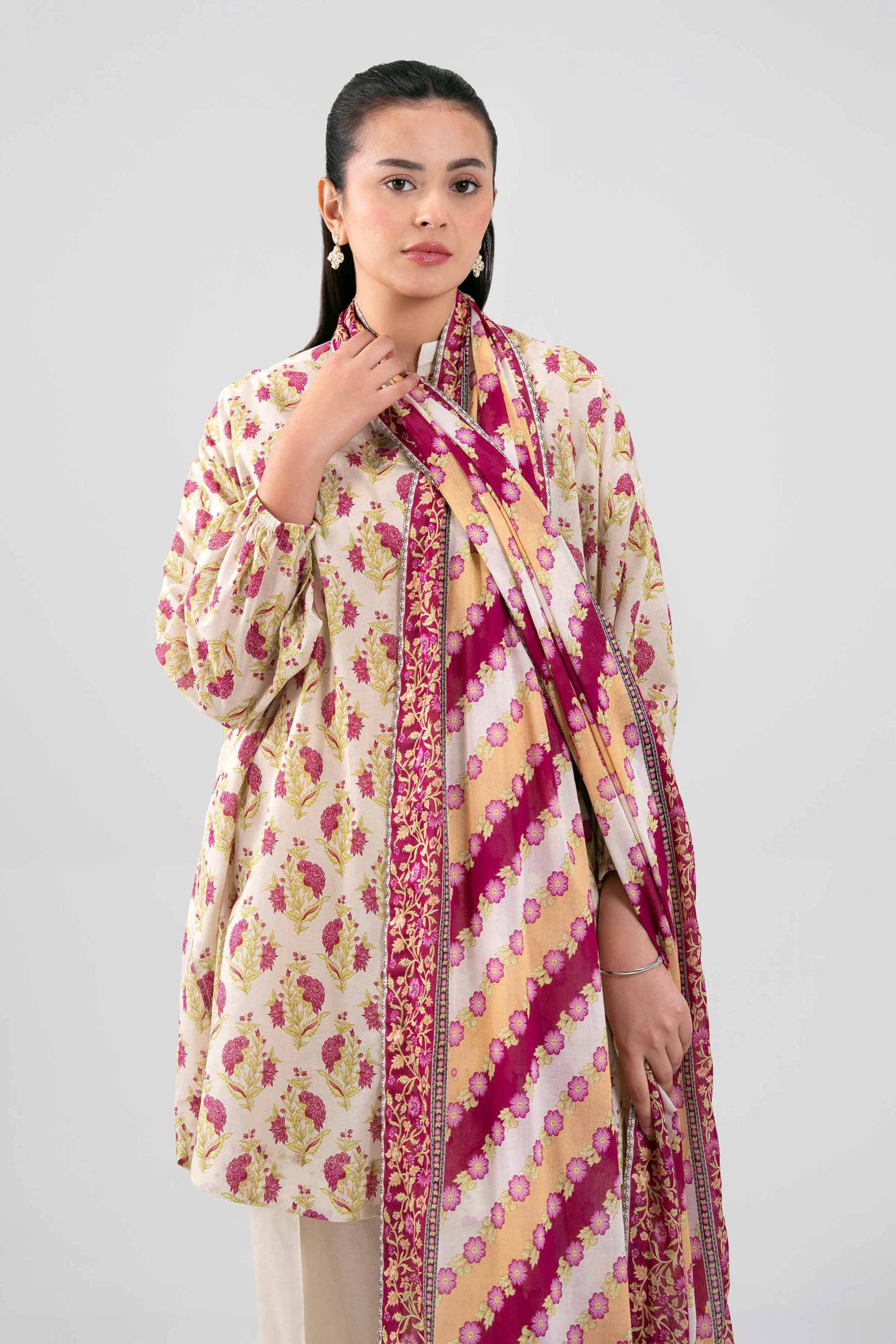 3 Piece - Printed Loose Fabric - 42602401 - Image 2