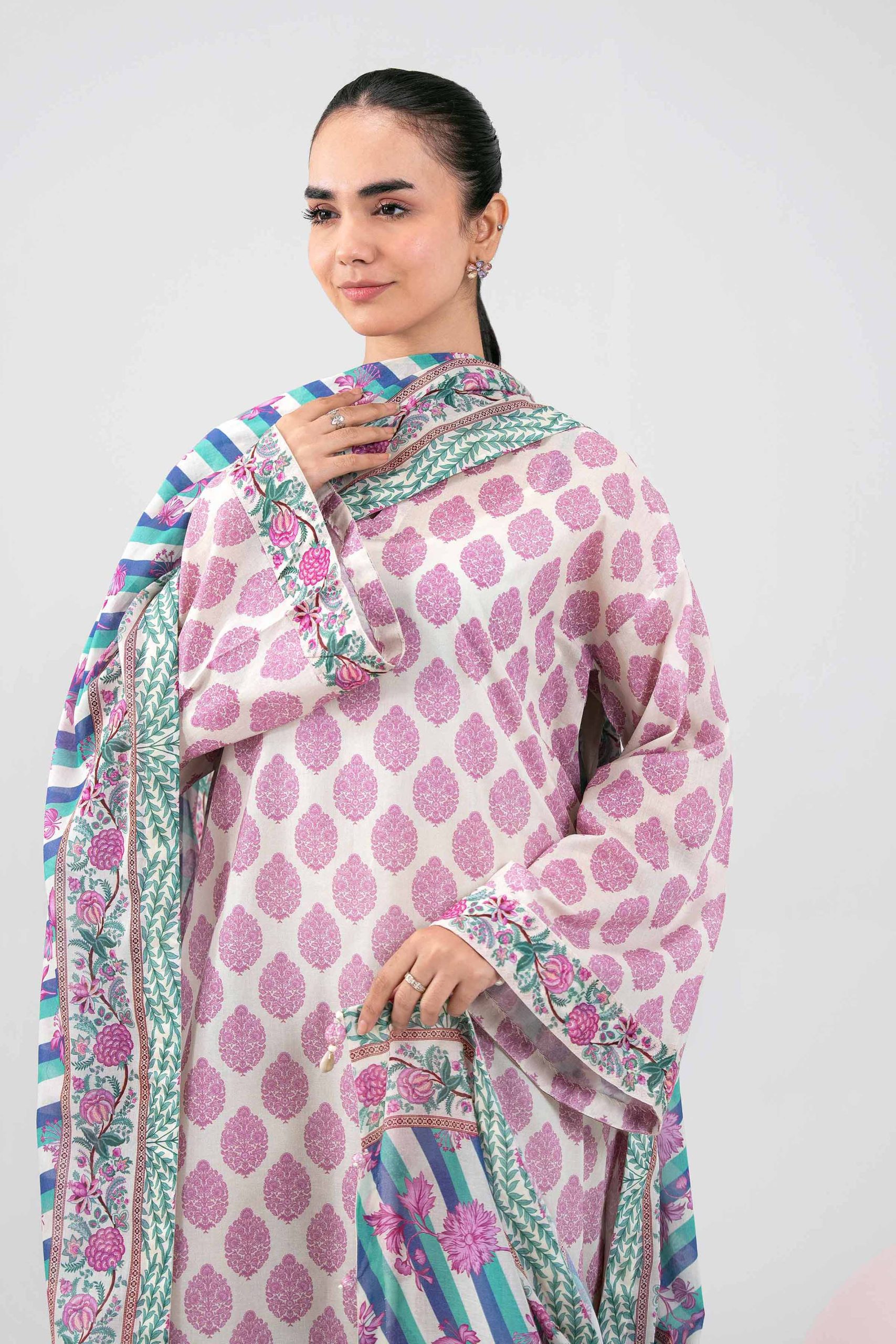 3 Piece - Printed Loose Fabric - 42602402 - Image 2