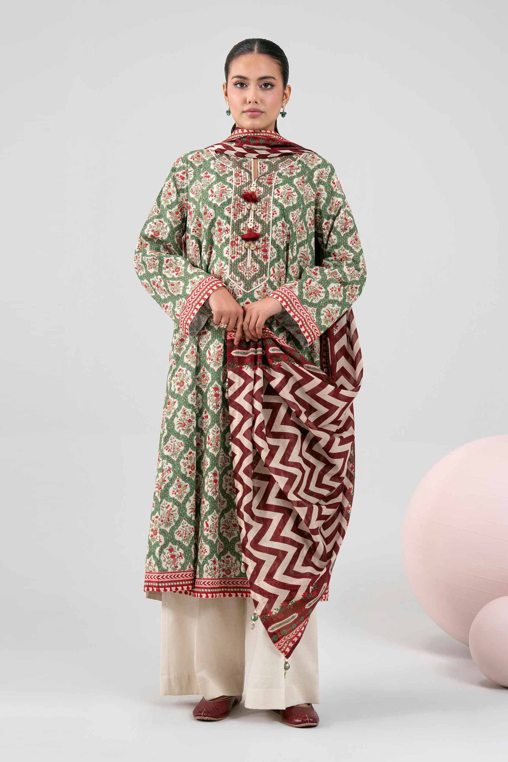 3 Piece - Printed Suit - 42602413 - Image 4