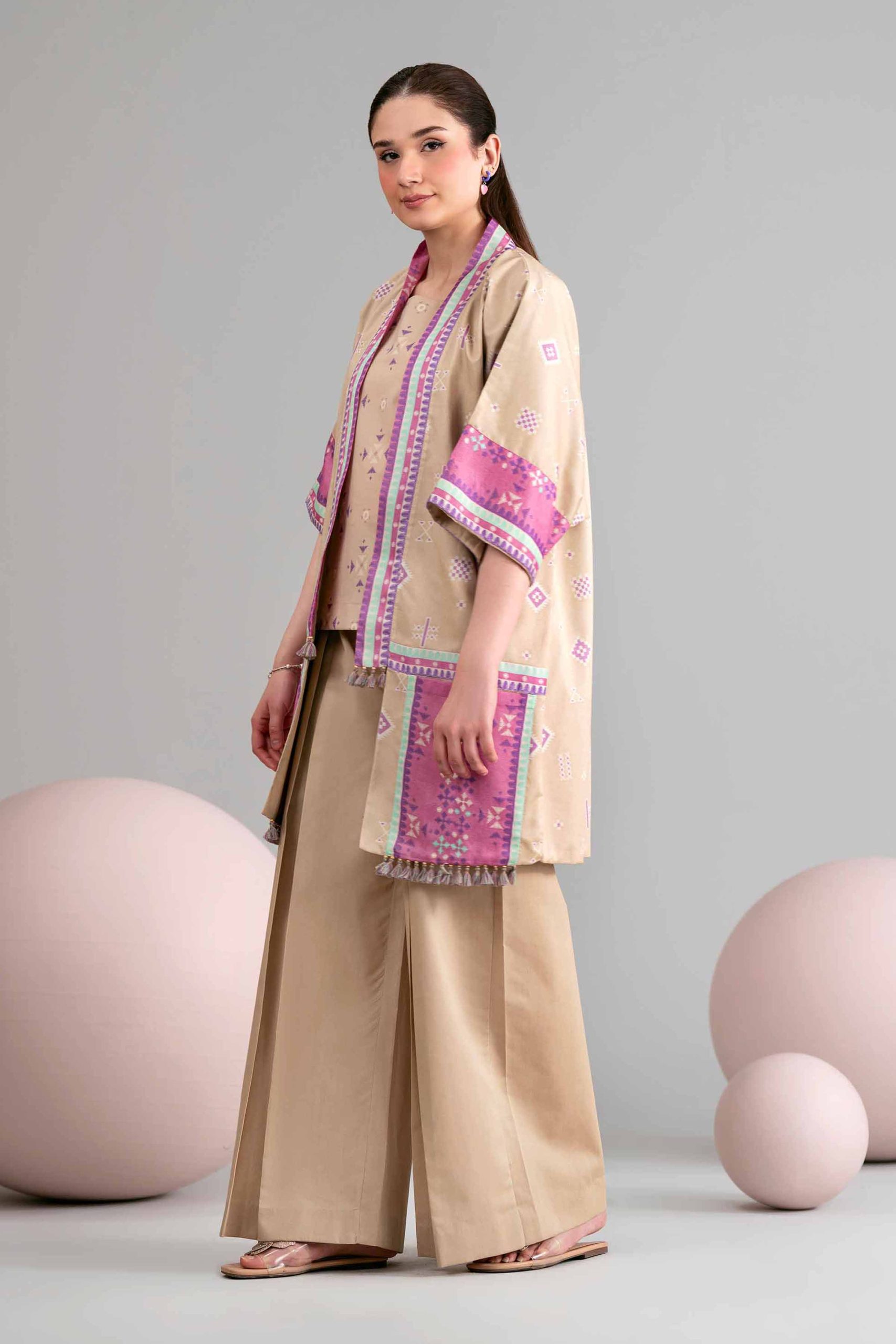 3 Piece - Printed Loose Fabric - 42602414 - Image 4