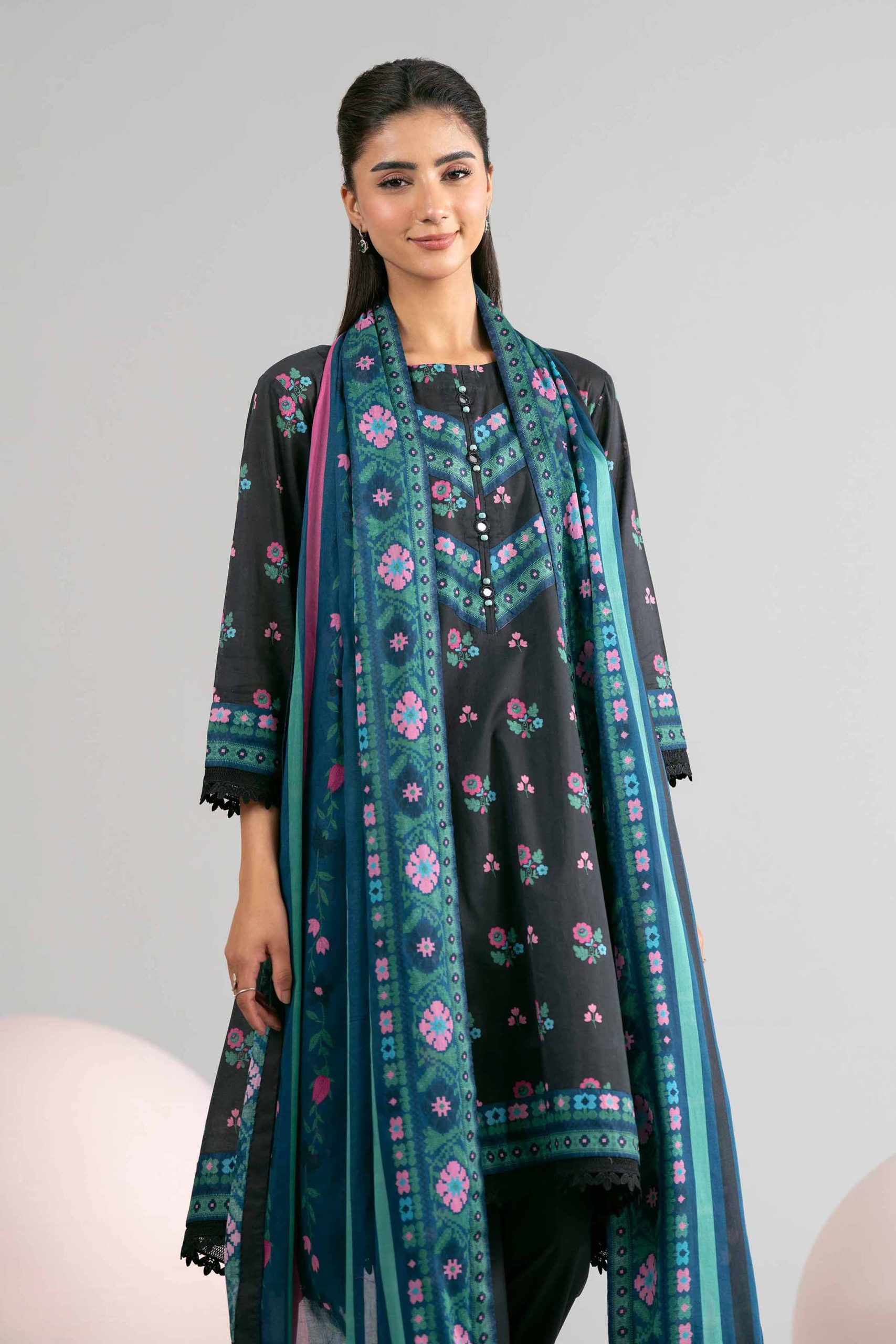 3 Piece - Printed Loose Fabric - 42602416 - Image 2