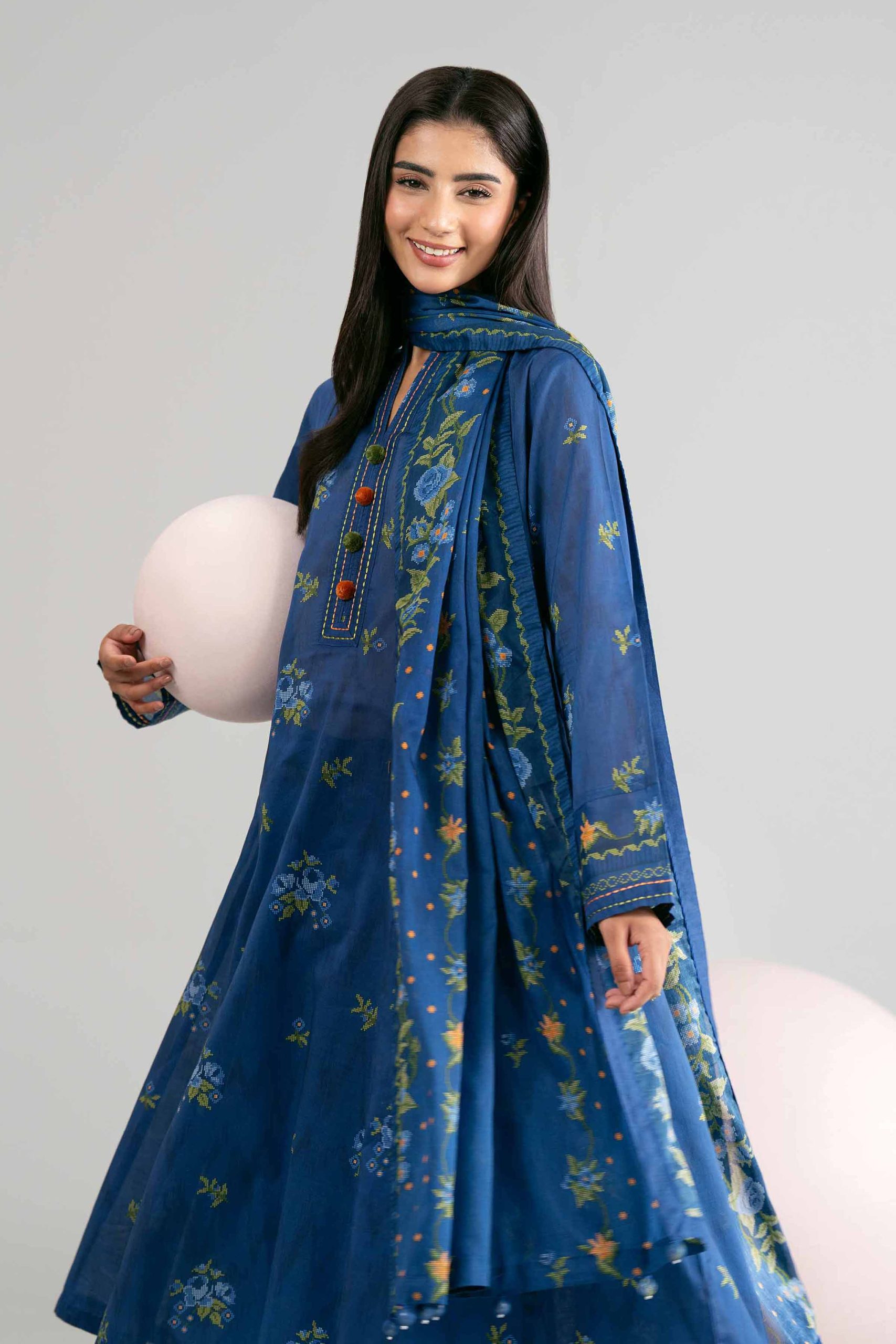 3 Piece - Printed Loose Fabric - 42602417 - Image 2