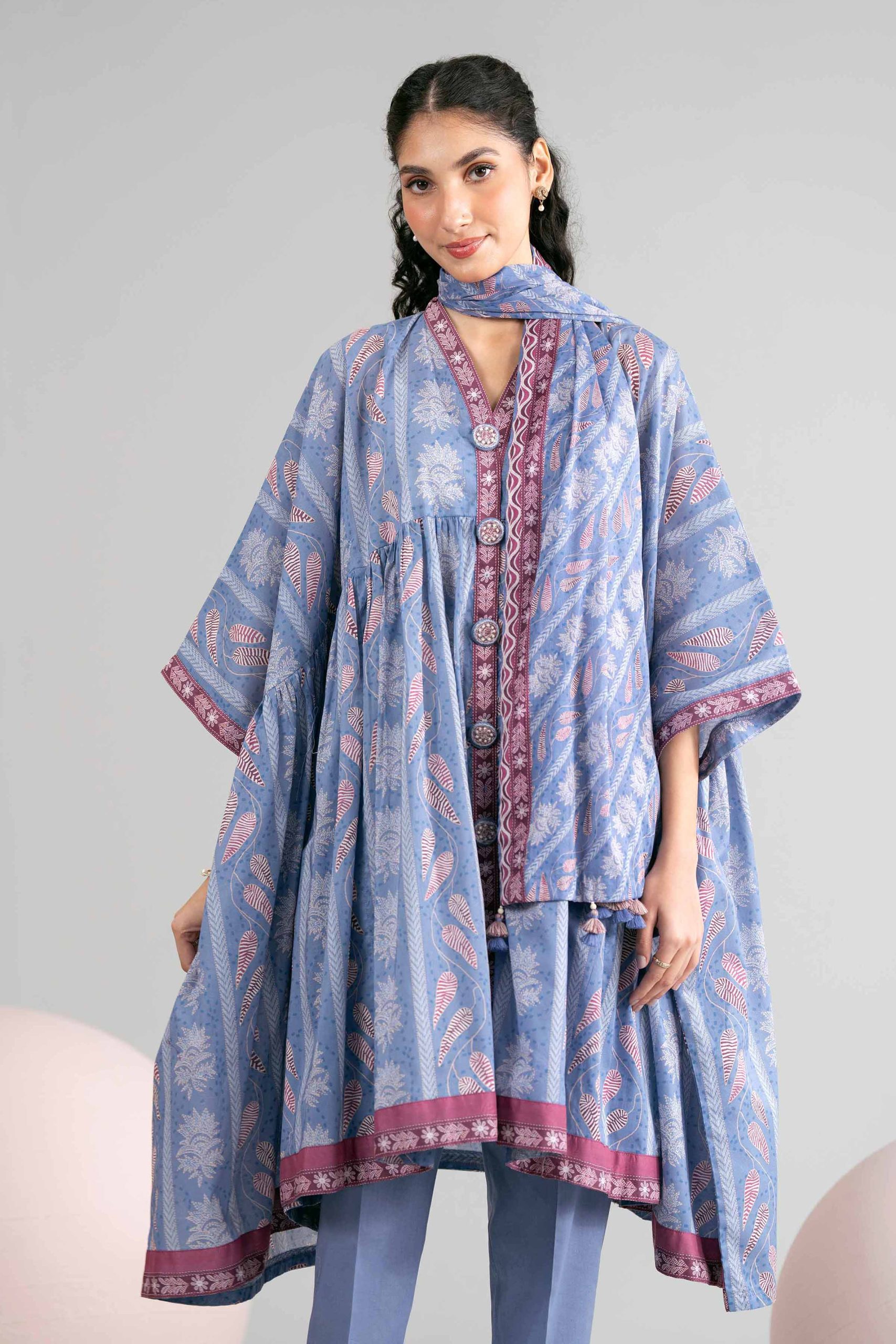 3 Piece - Printed Loose Fabric - 42602419 - Image 2